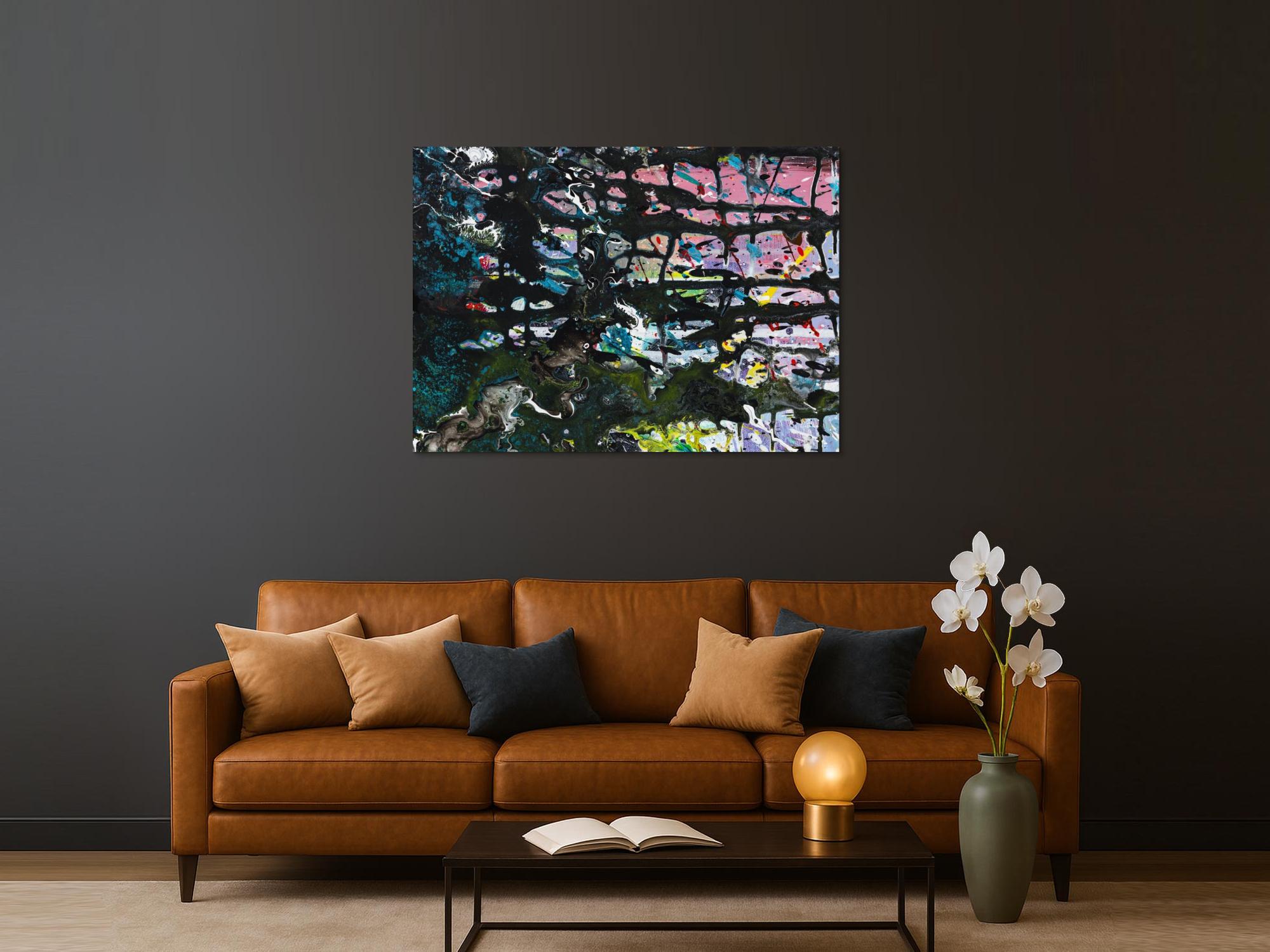 Abstraktes Bild auf Leinwand