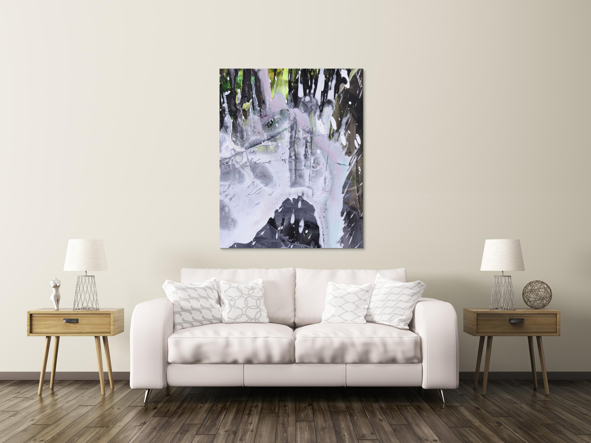 Abstraktes Bild auf Leinwand