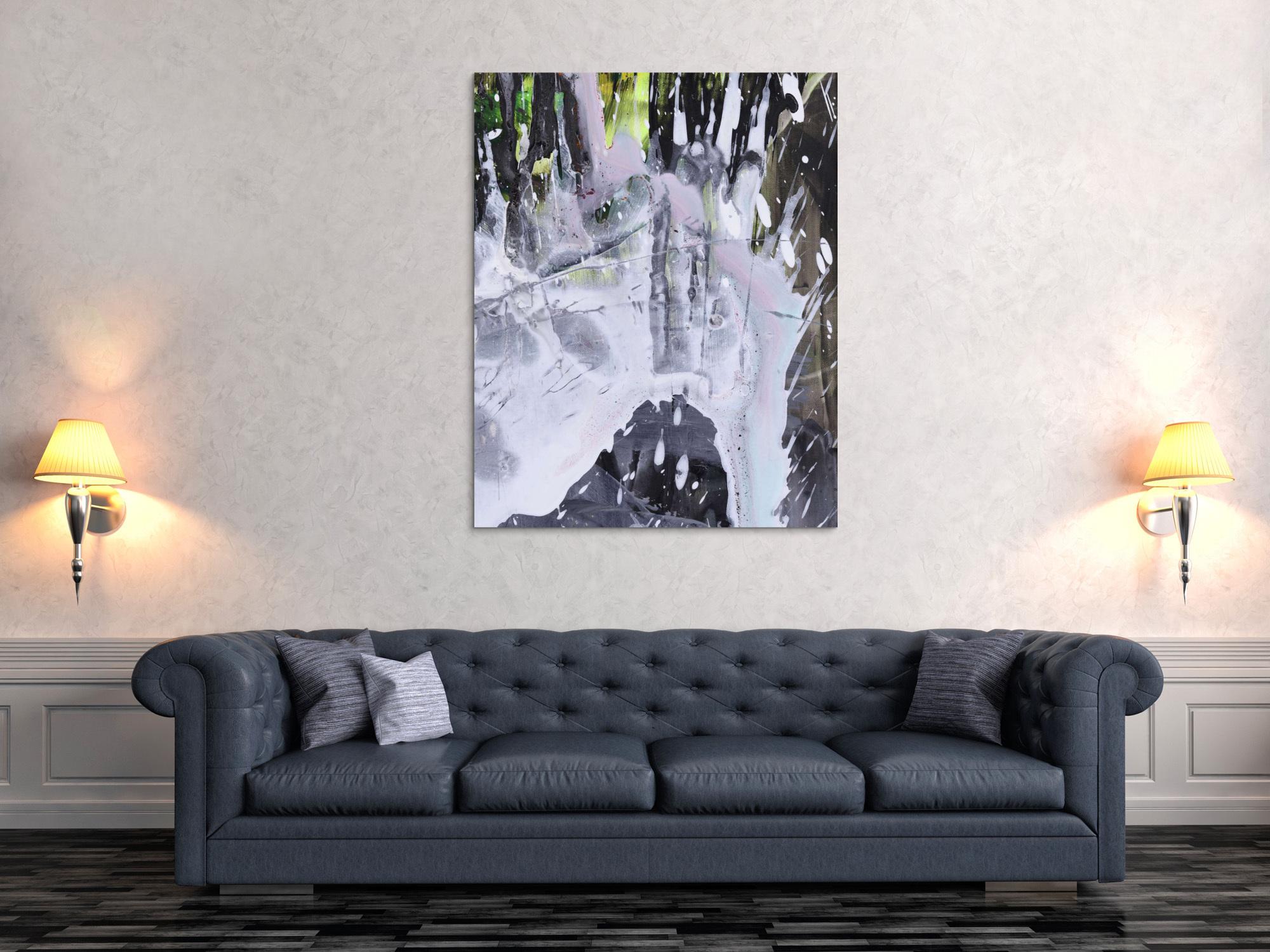 Abstraktes Bild auf Leinwand