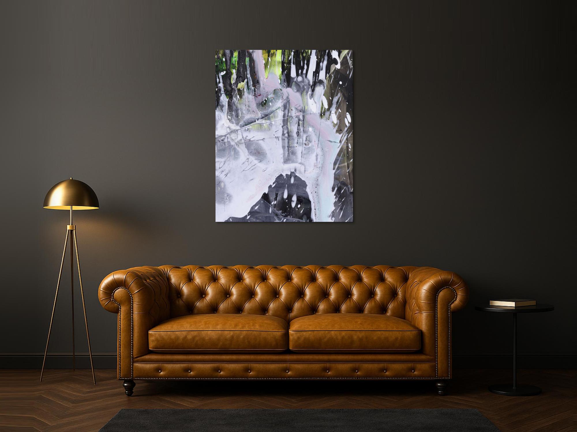 Abstraktes Bild auf Leinwand