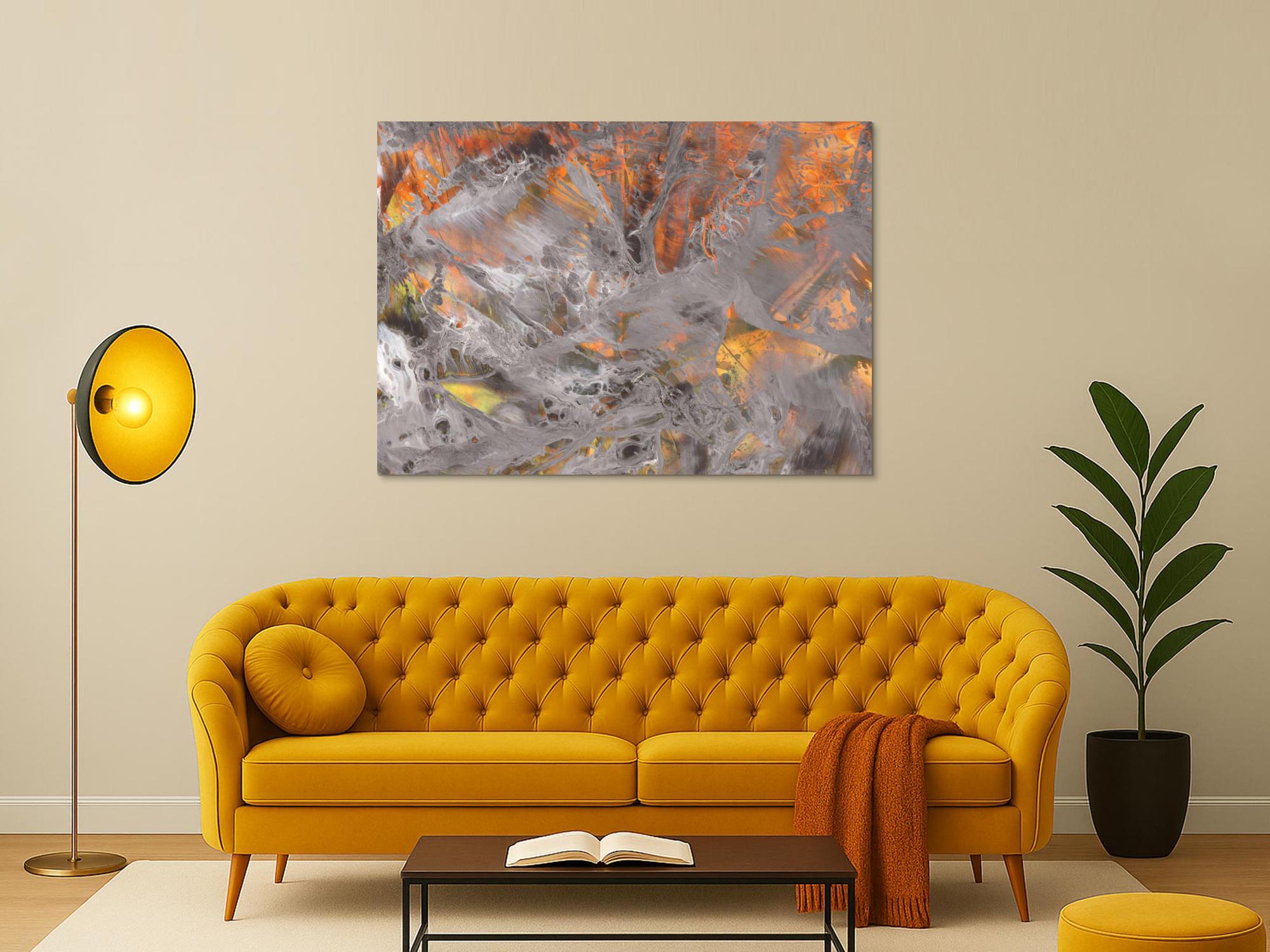 Abstraktes Bild auf Leinwand