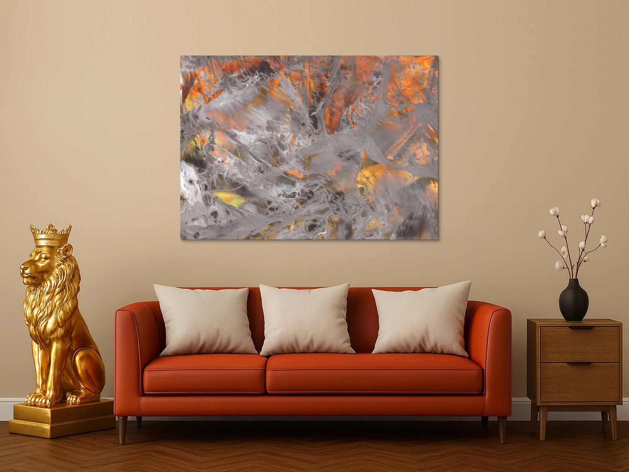 Abstraktes Bild auf Leinwand