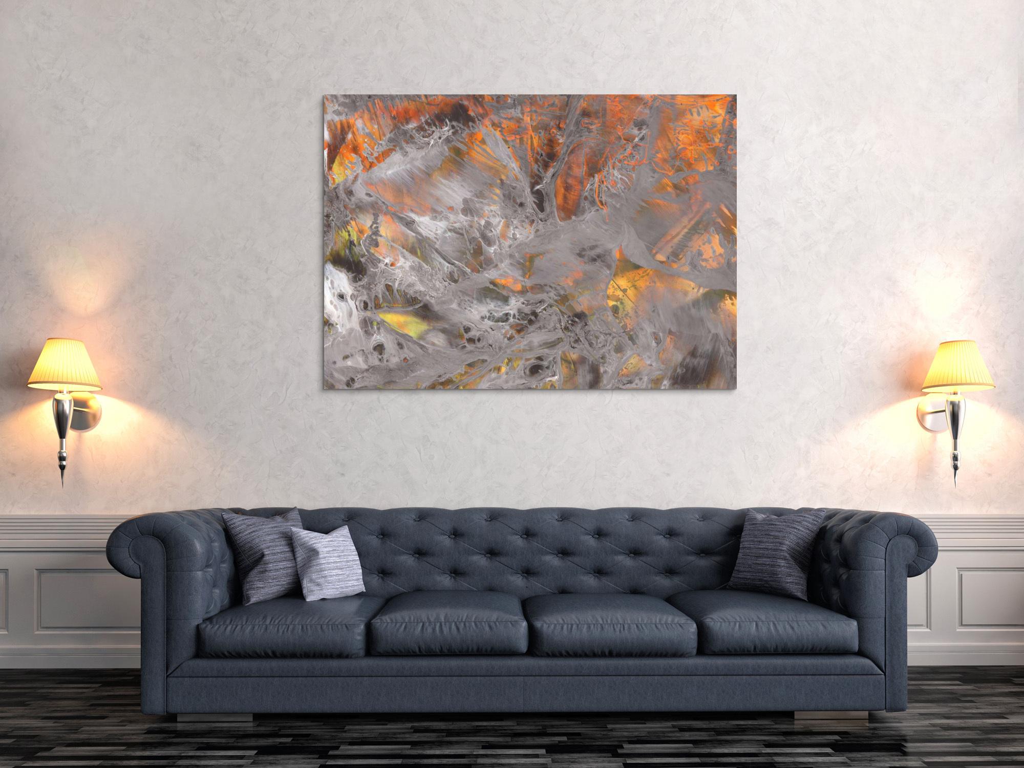 Abstraktes Bild auf Leinwand