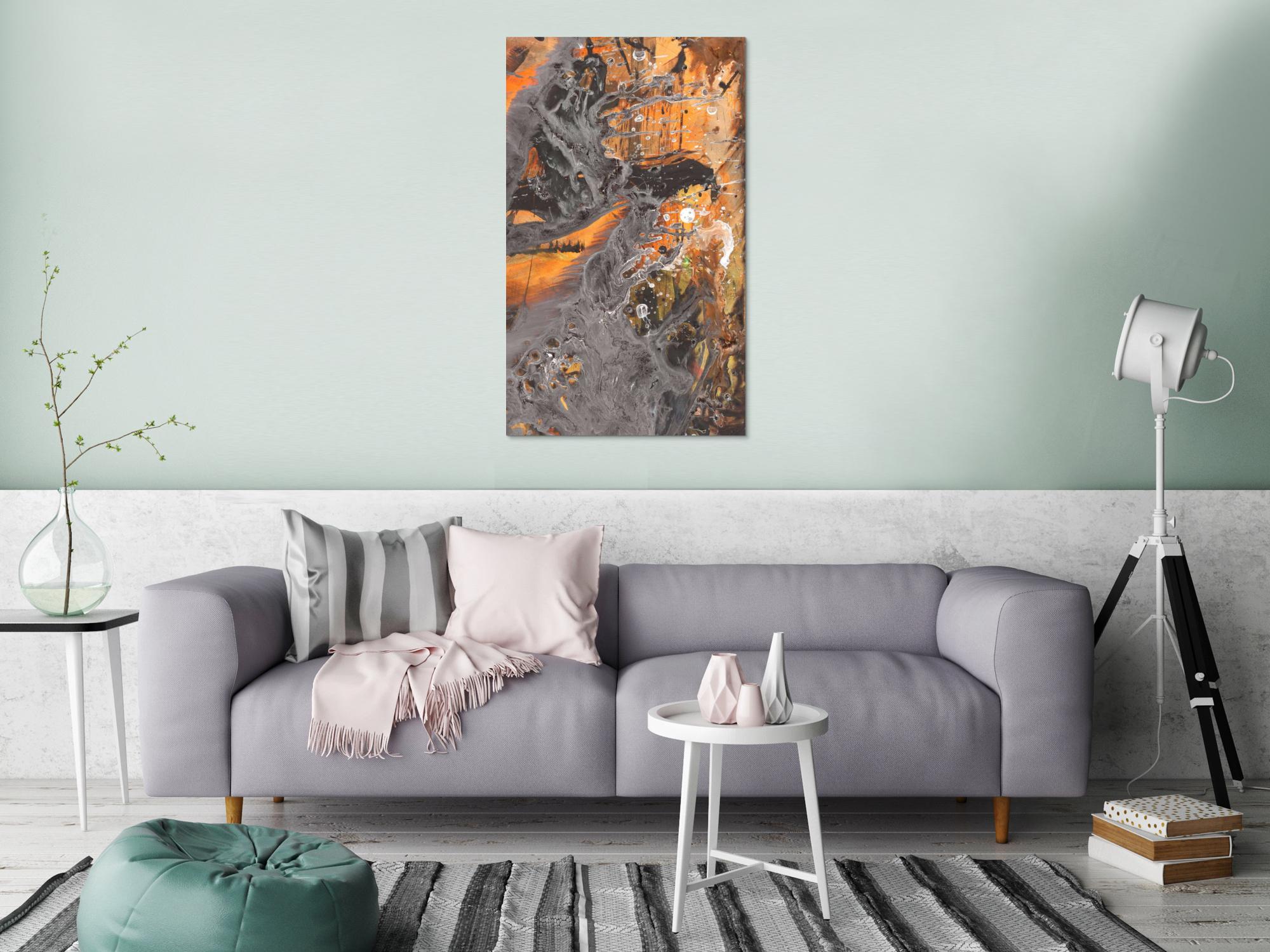 Abstraktes Bild auf Leinwand