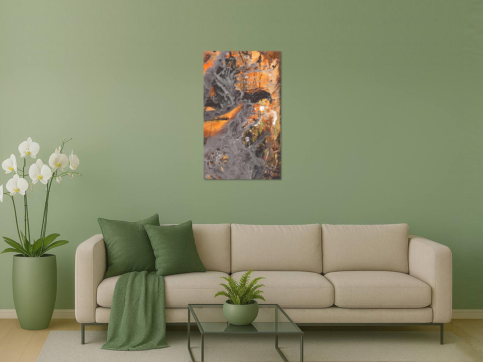 Abstraktes Bild auf Leinwand