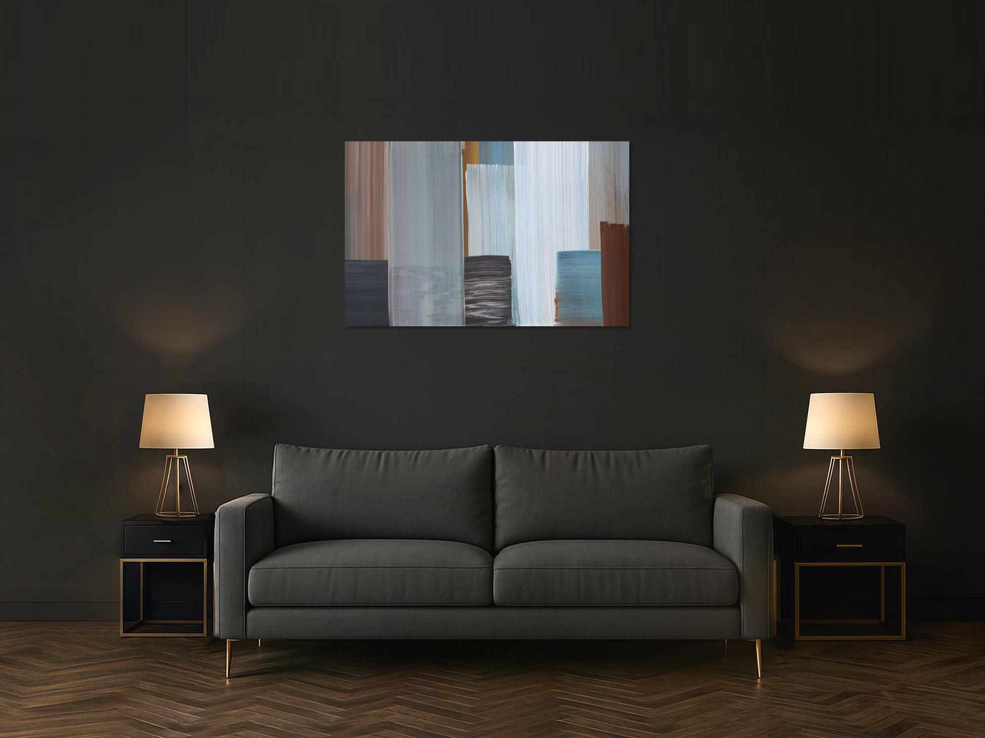 Abstraktes Bild auf Leinwand