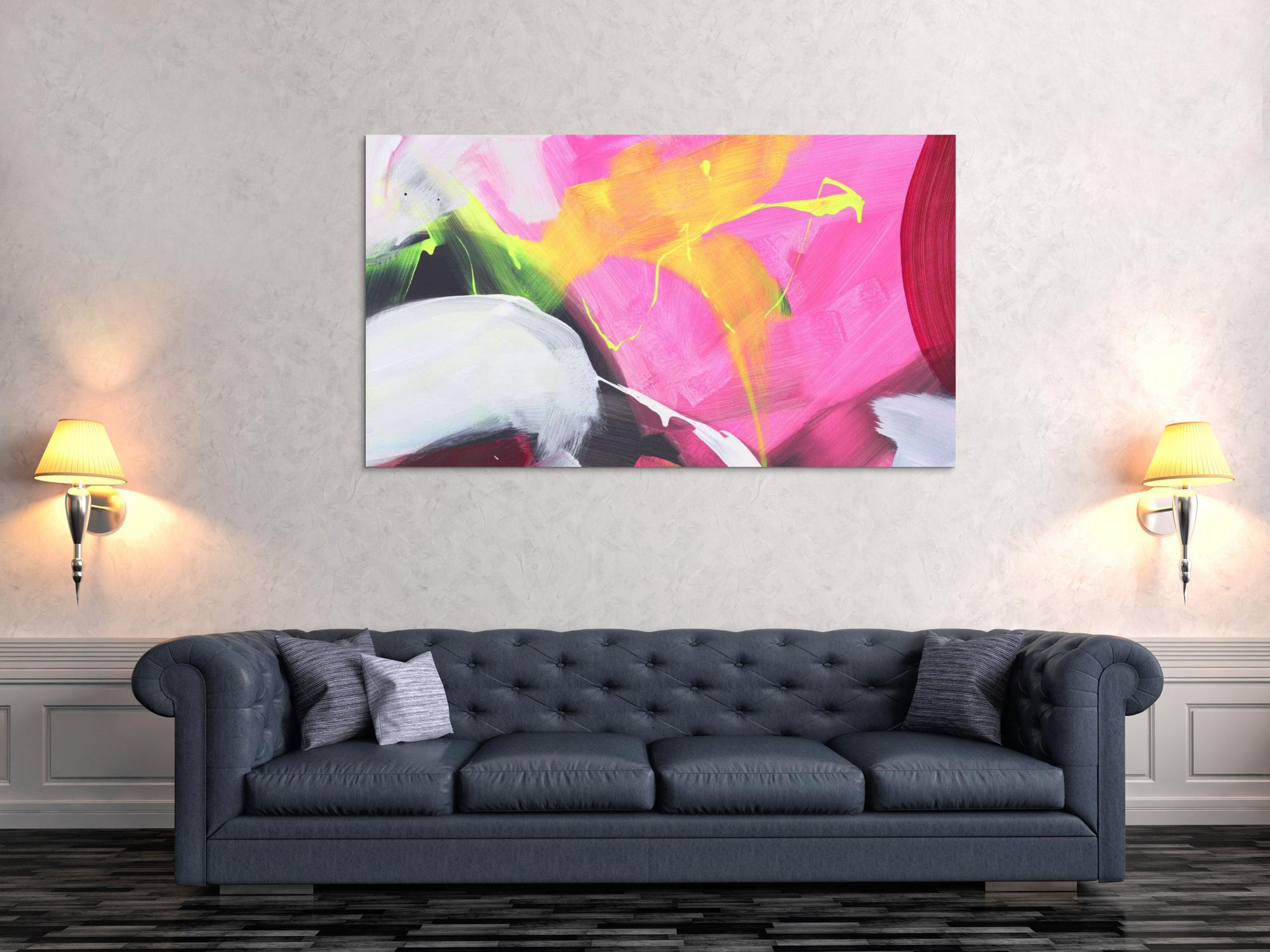 Abstraktes Bild auf Leinwand