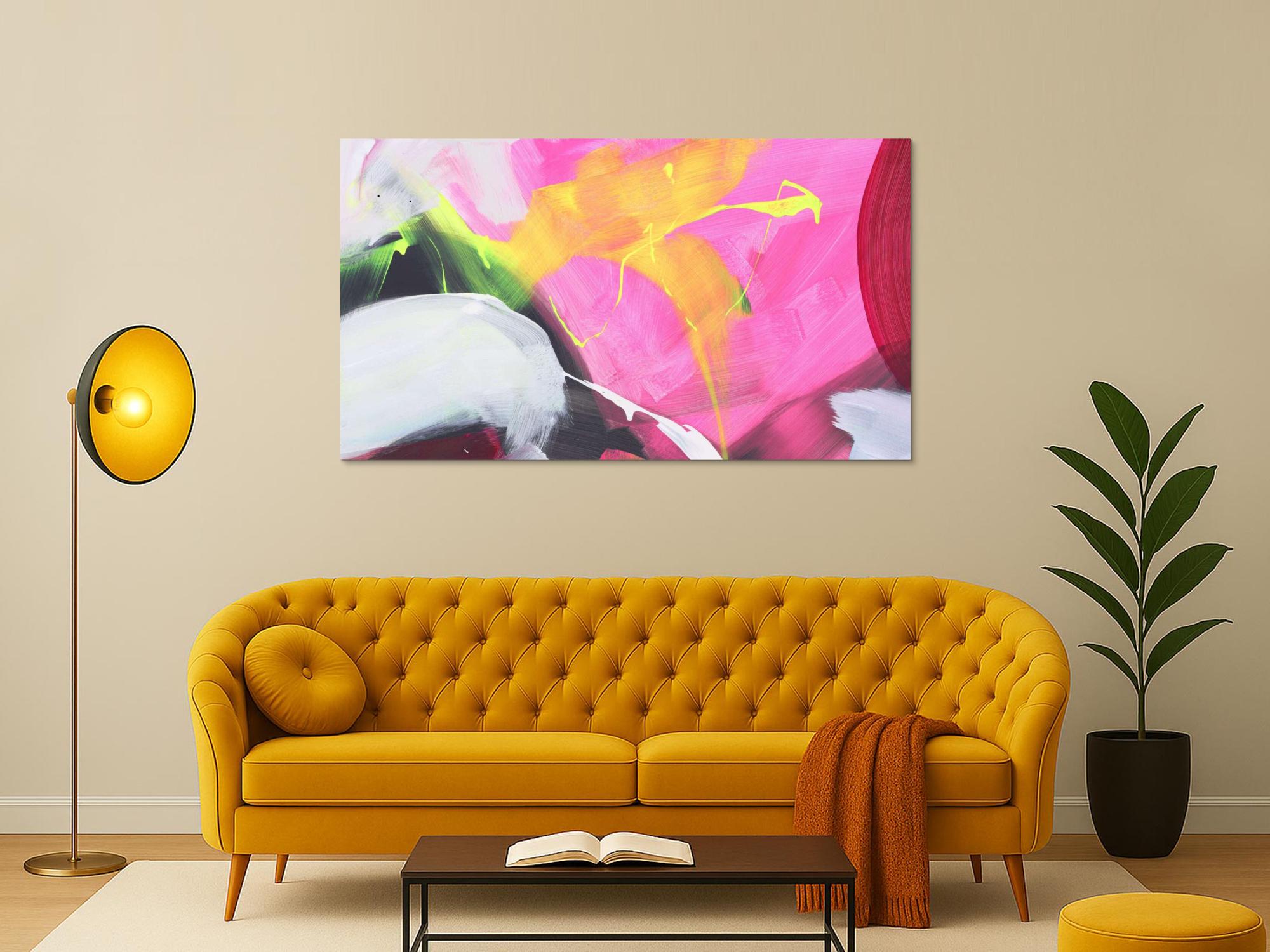 Abstraktes Bild auf Leinwand