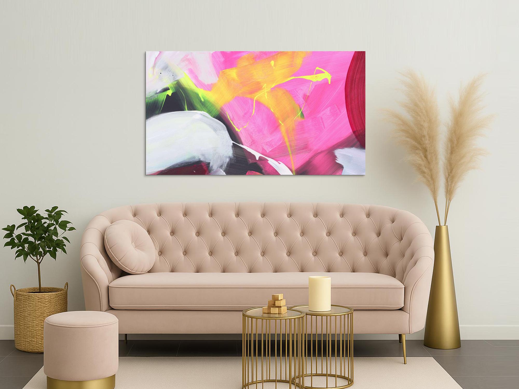 Abstraktes Bild auf Leinwand