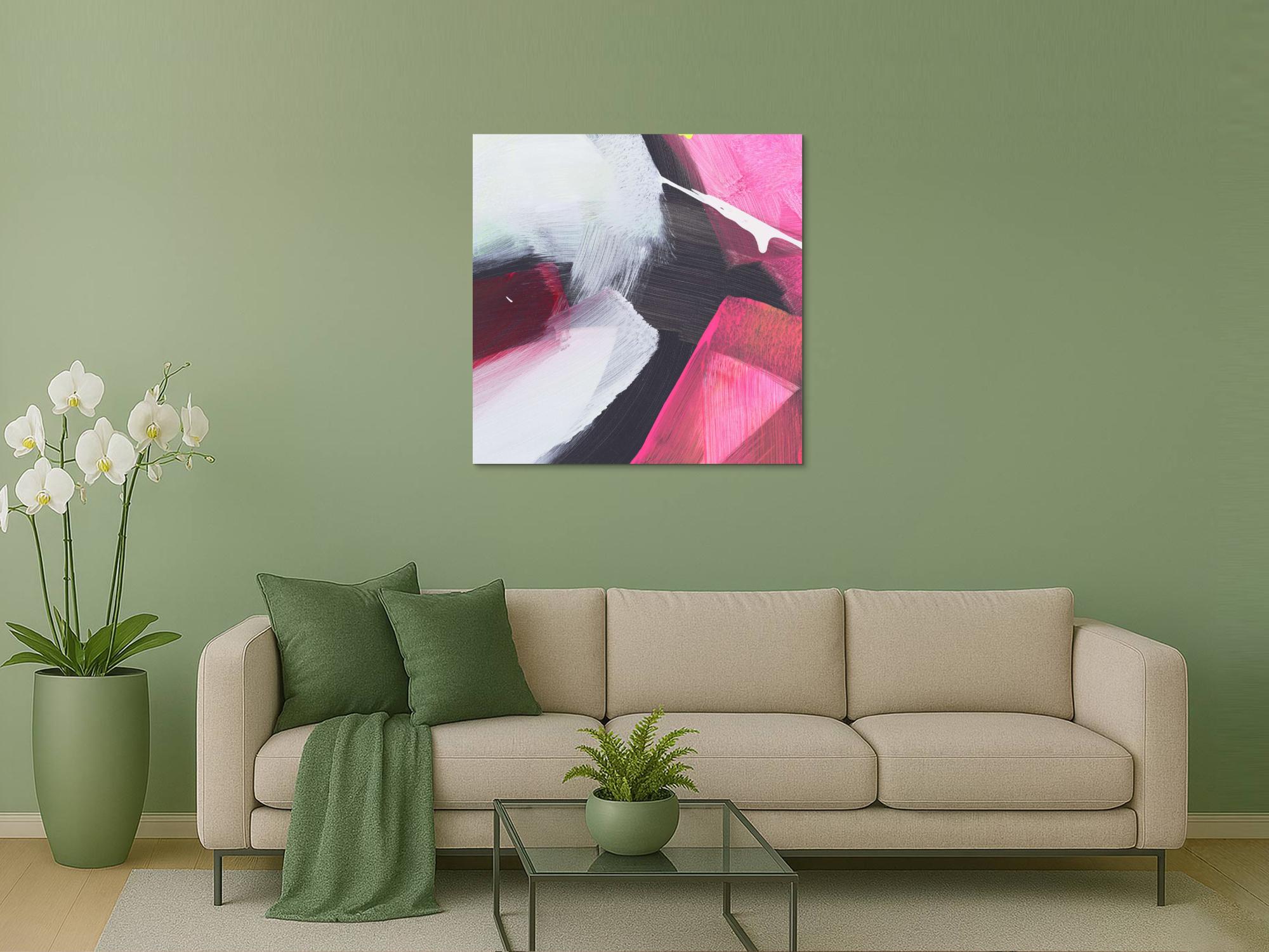 Abstraktes Bild auf Leinwand