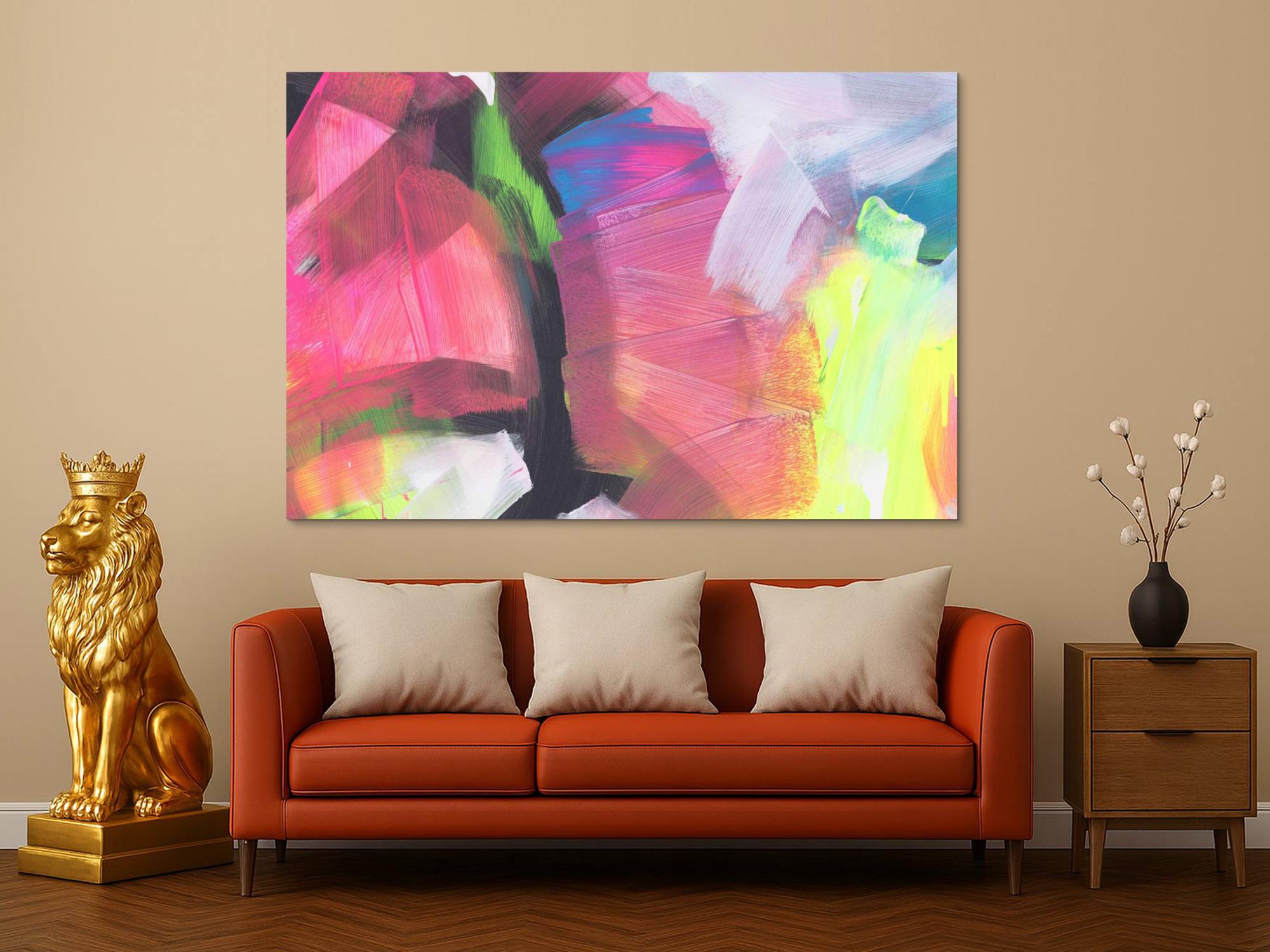 Abstraktes Bild auf Leinwand