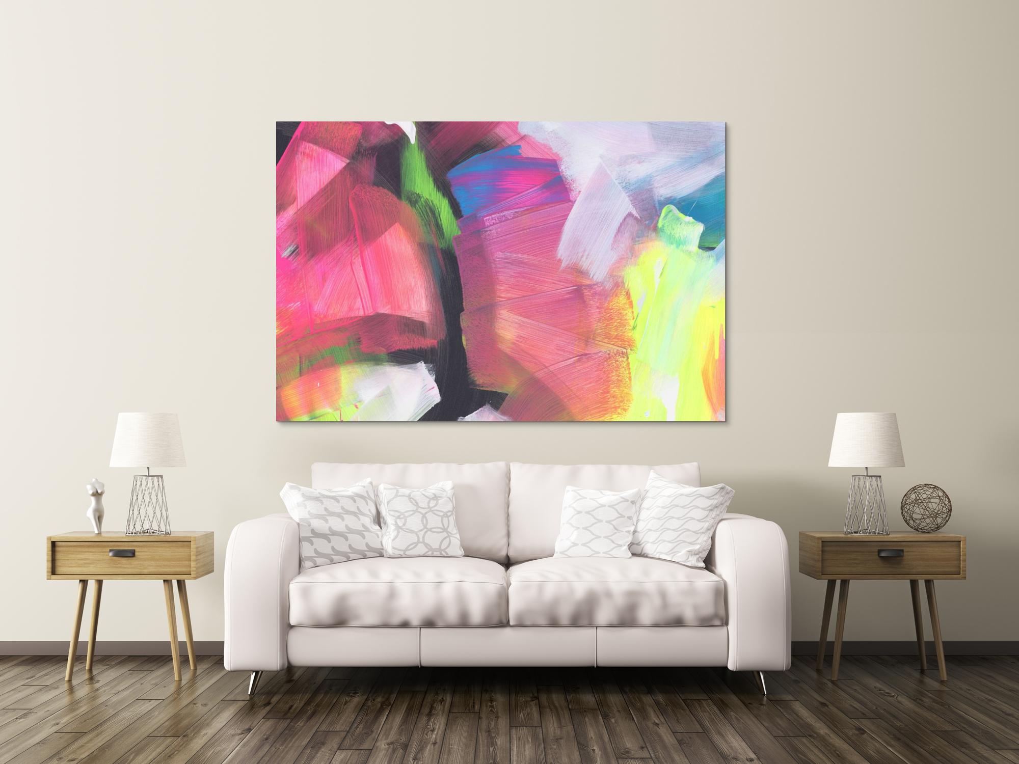 Abstraktes Bild auf Leinwand