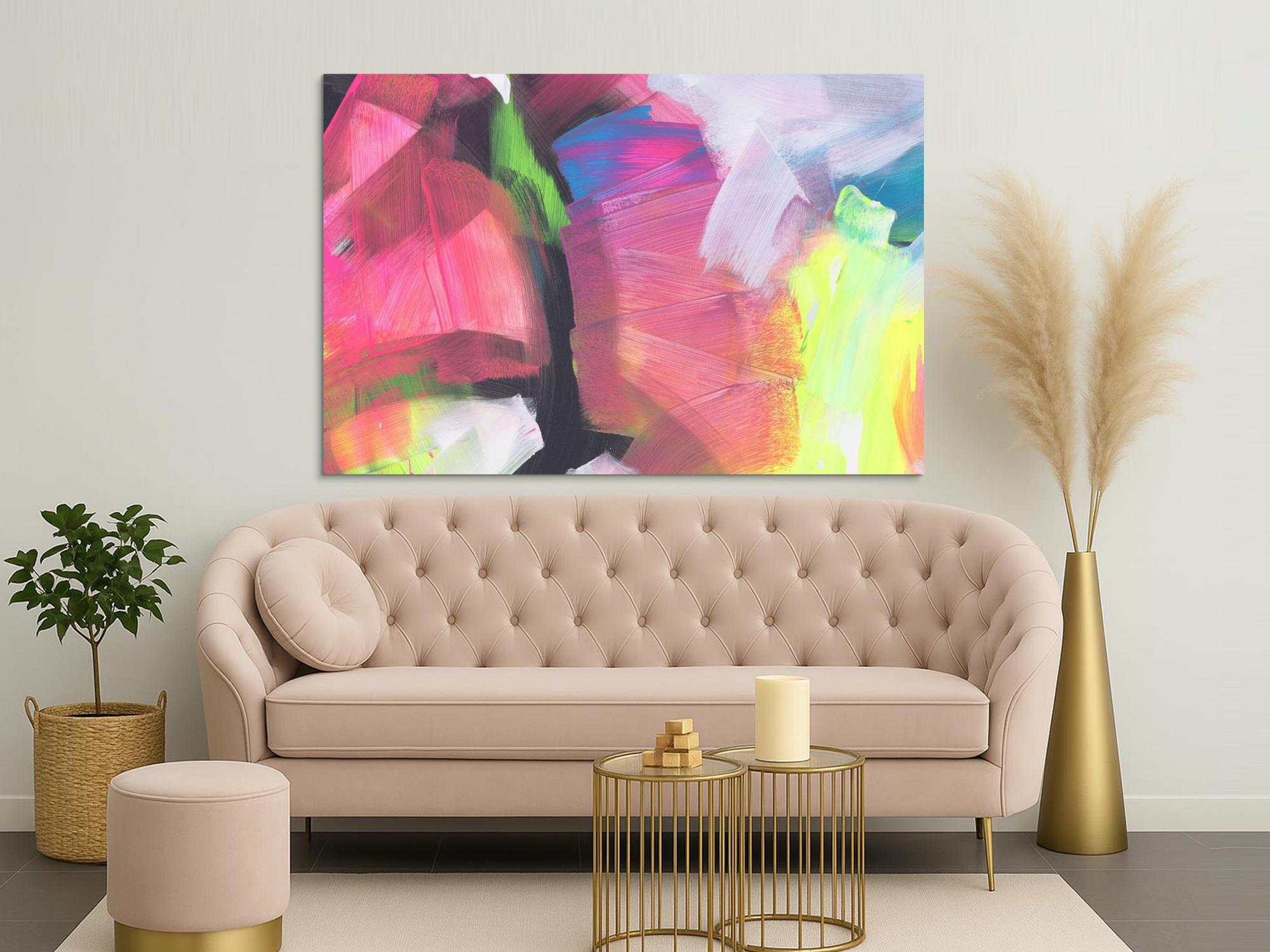 Abstraktes Bild auf Leinwand