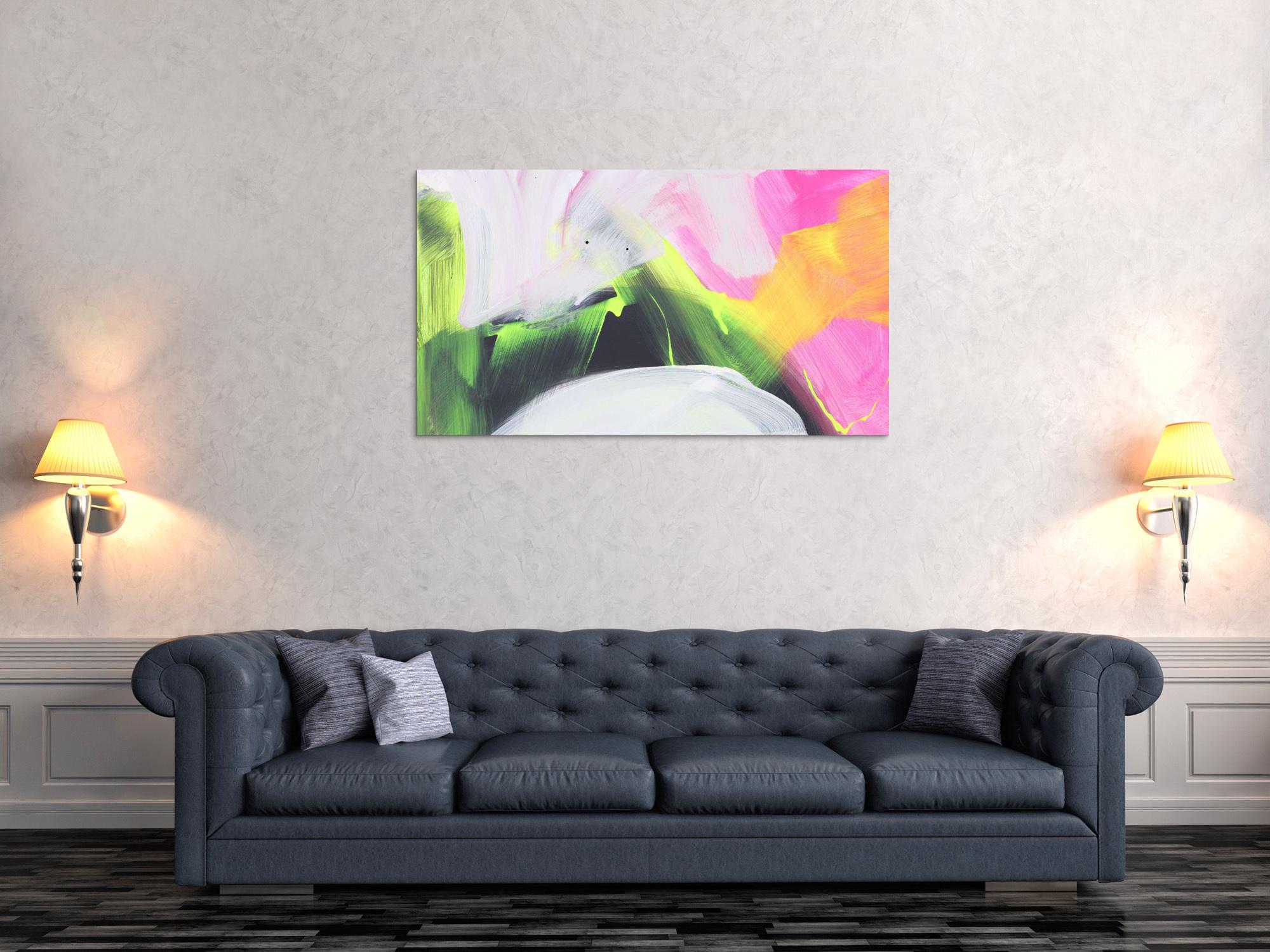 Abstraktes Bild auf Leinwand