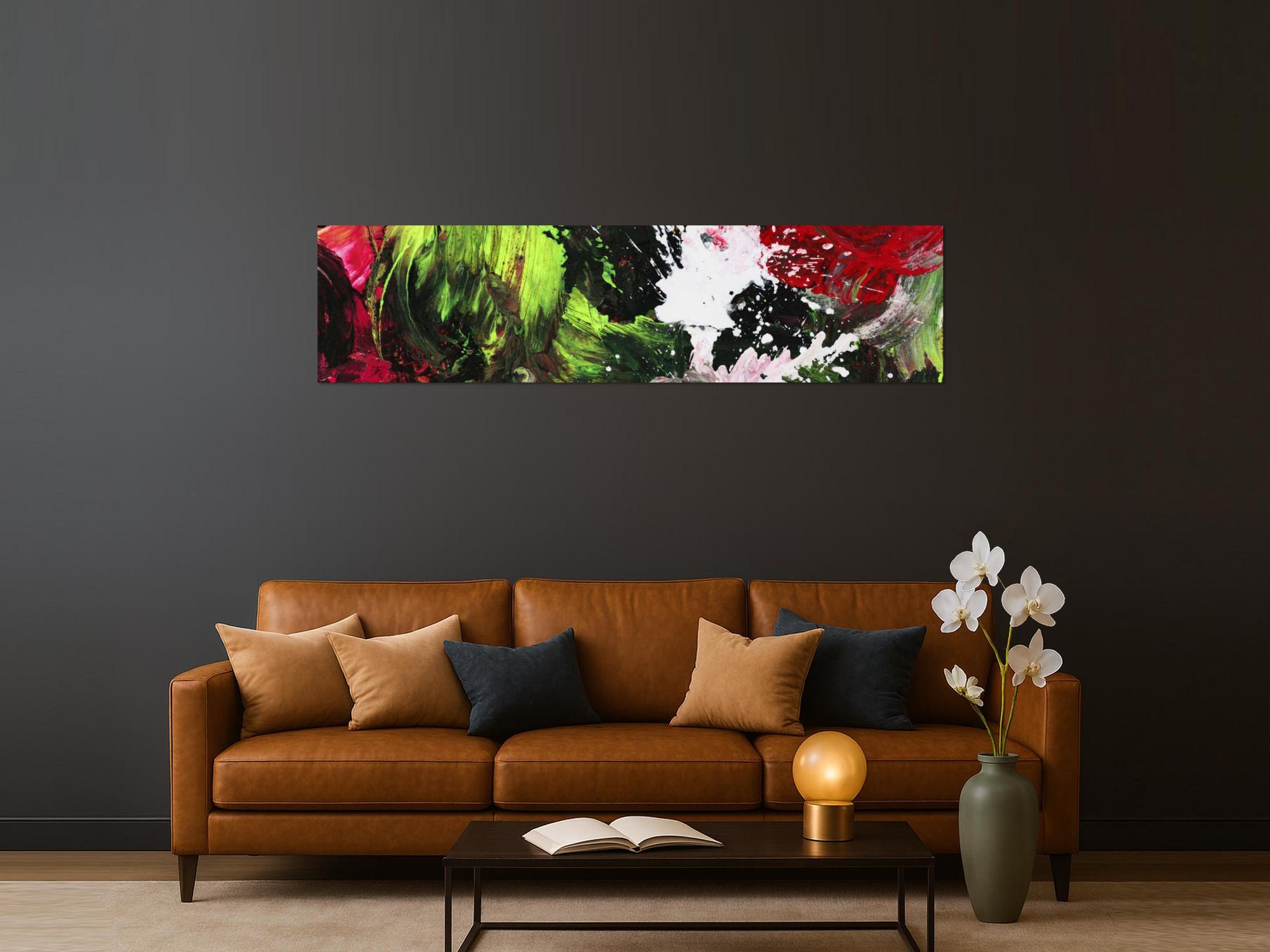 Abstraktes Bild auf Leinwand