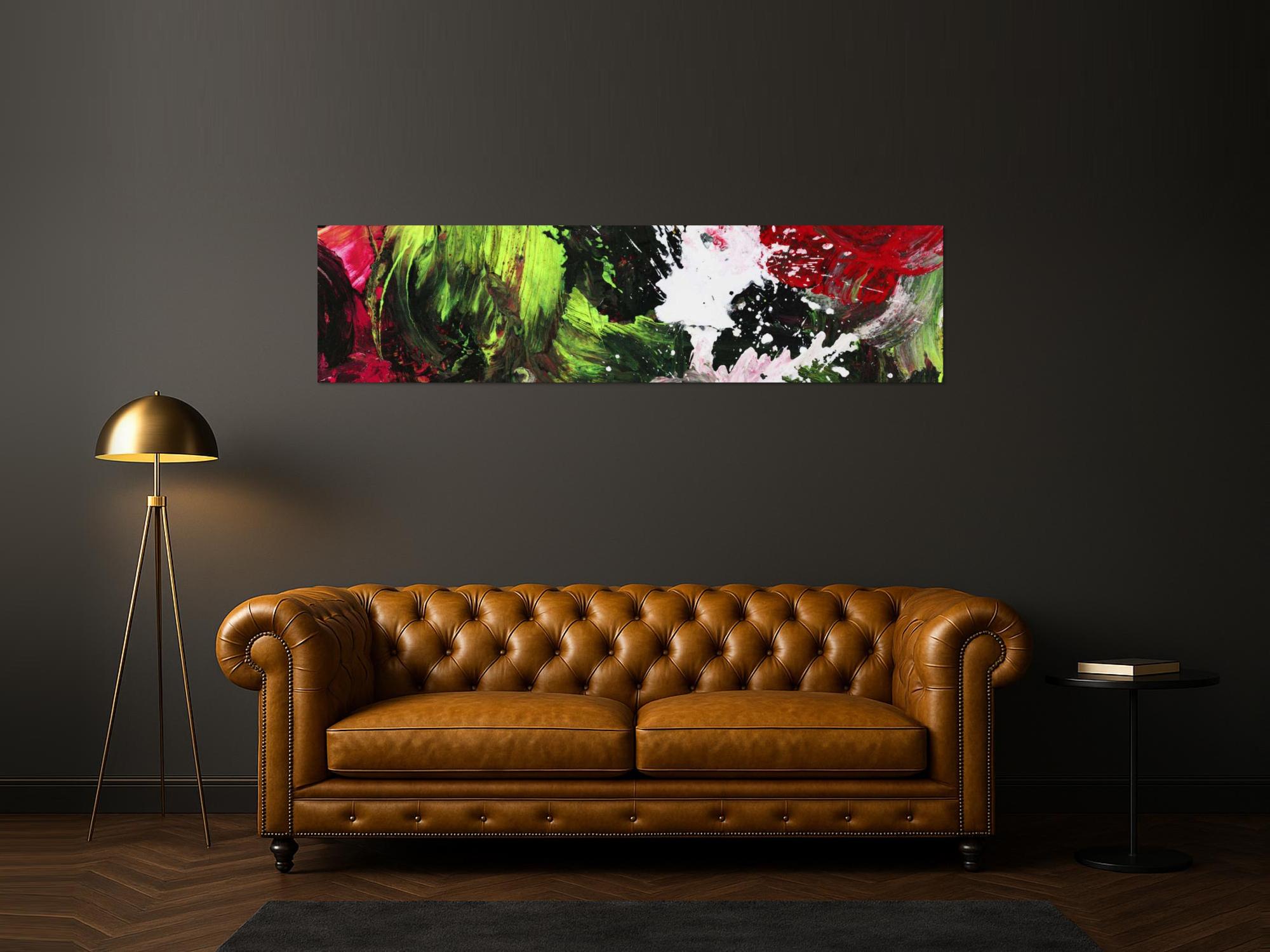 Abstraktes Bild auf Leinwand