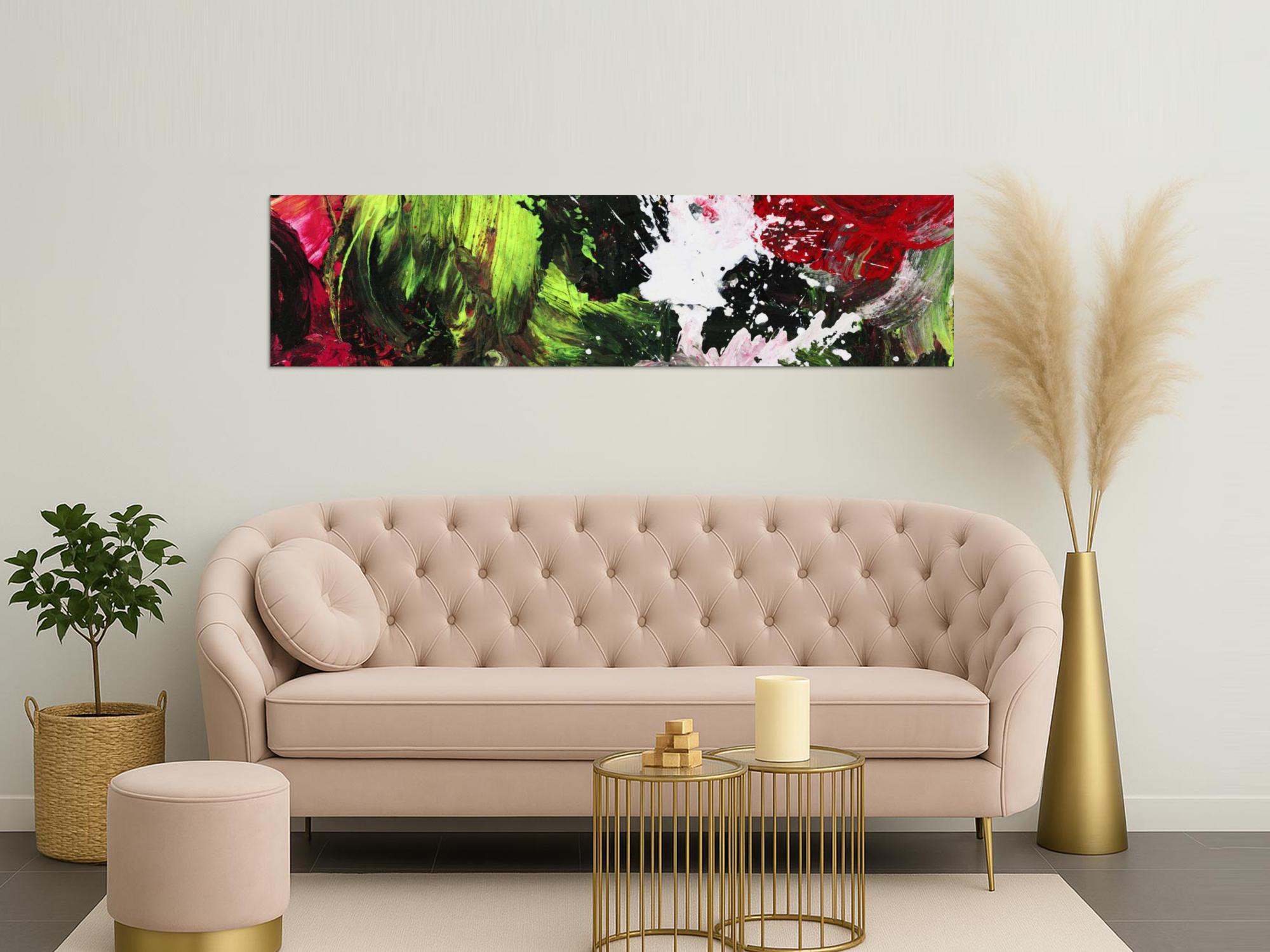 Abstraktes Bild auf Leinwand