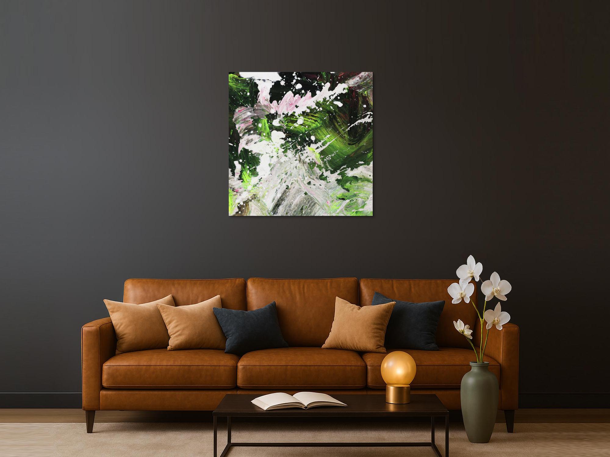 Abstraktes Bild auf Leinwand