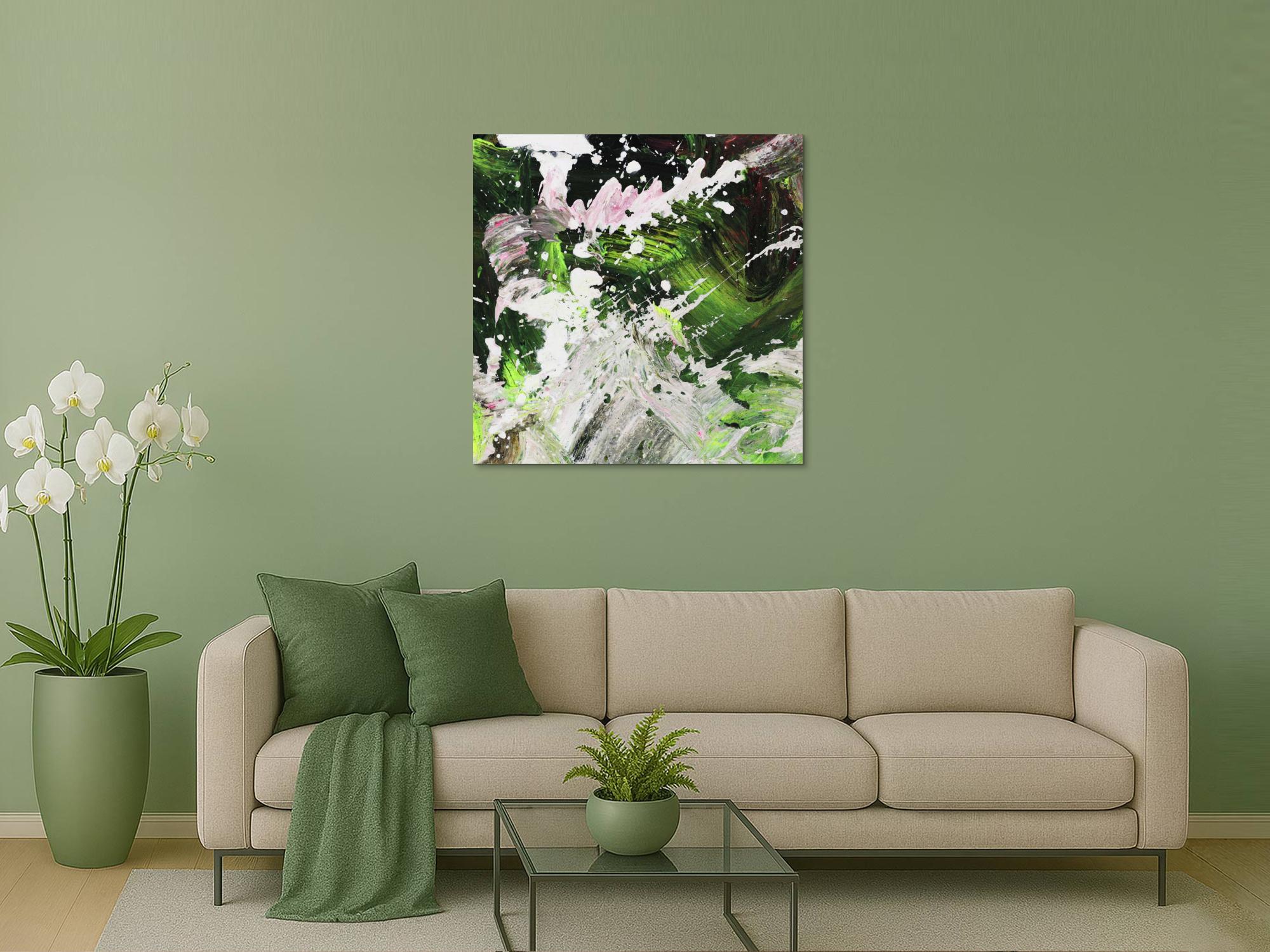 Abstraktes Bild auf Leinwand