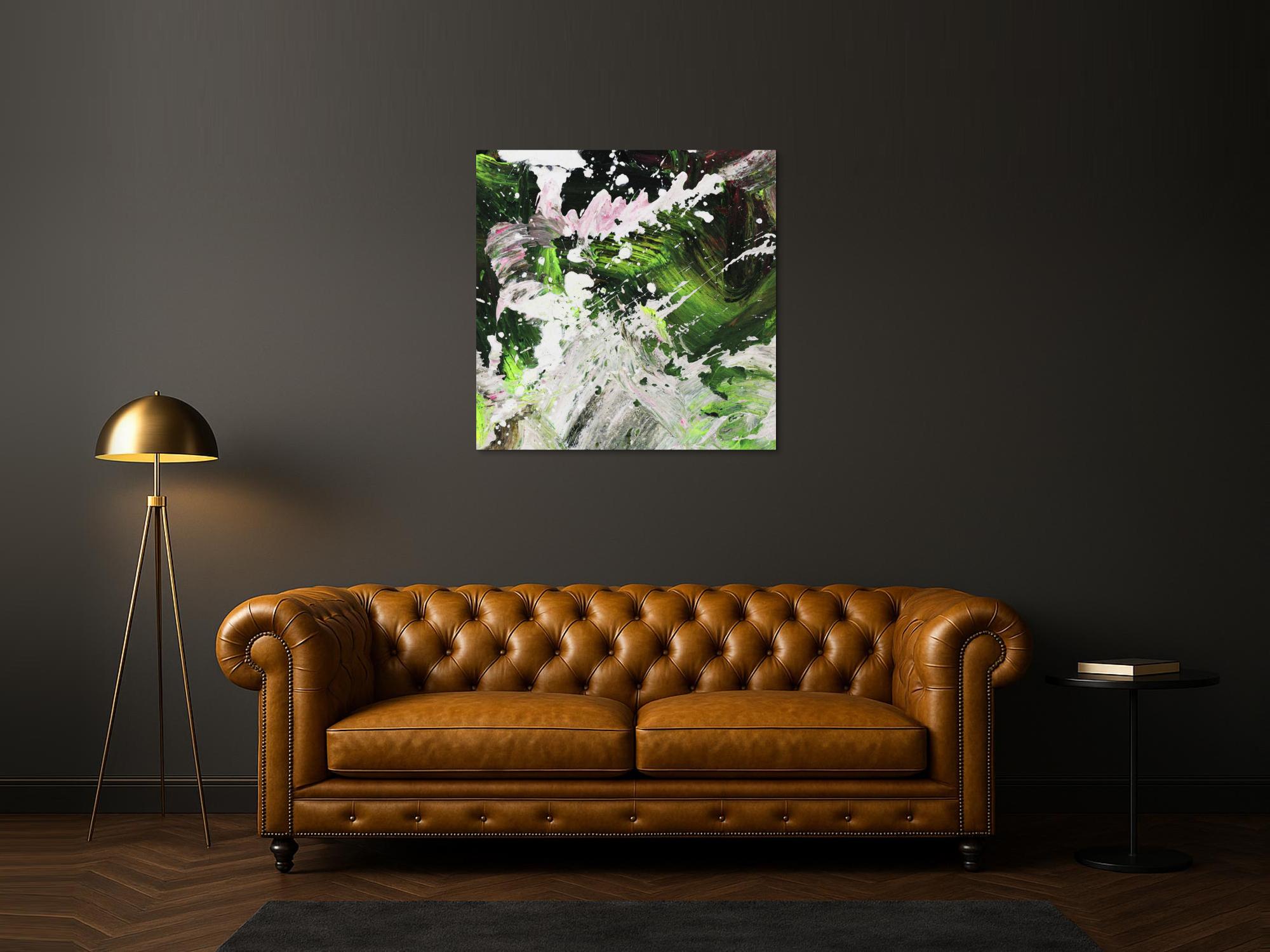 Abstraktes Bild auf Leinwand