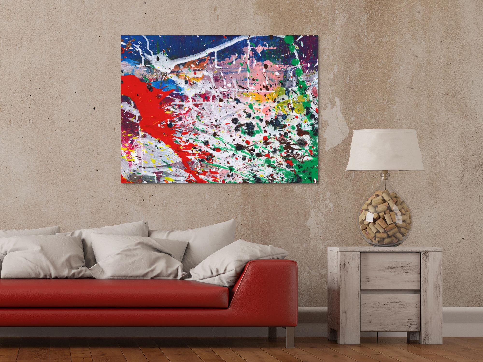 Abstraktes Bild auf Leinwand