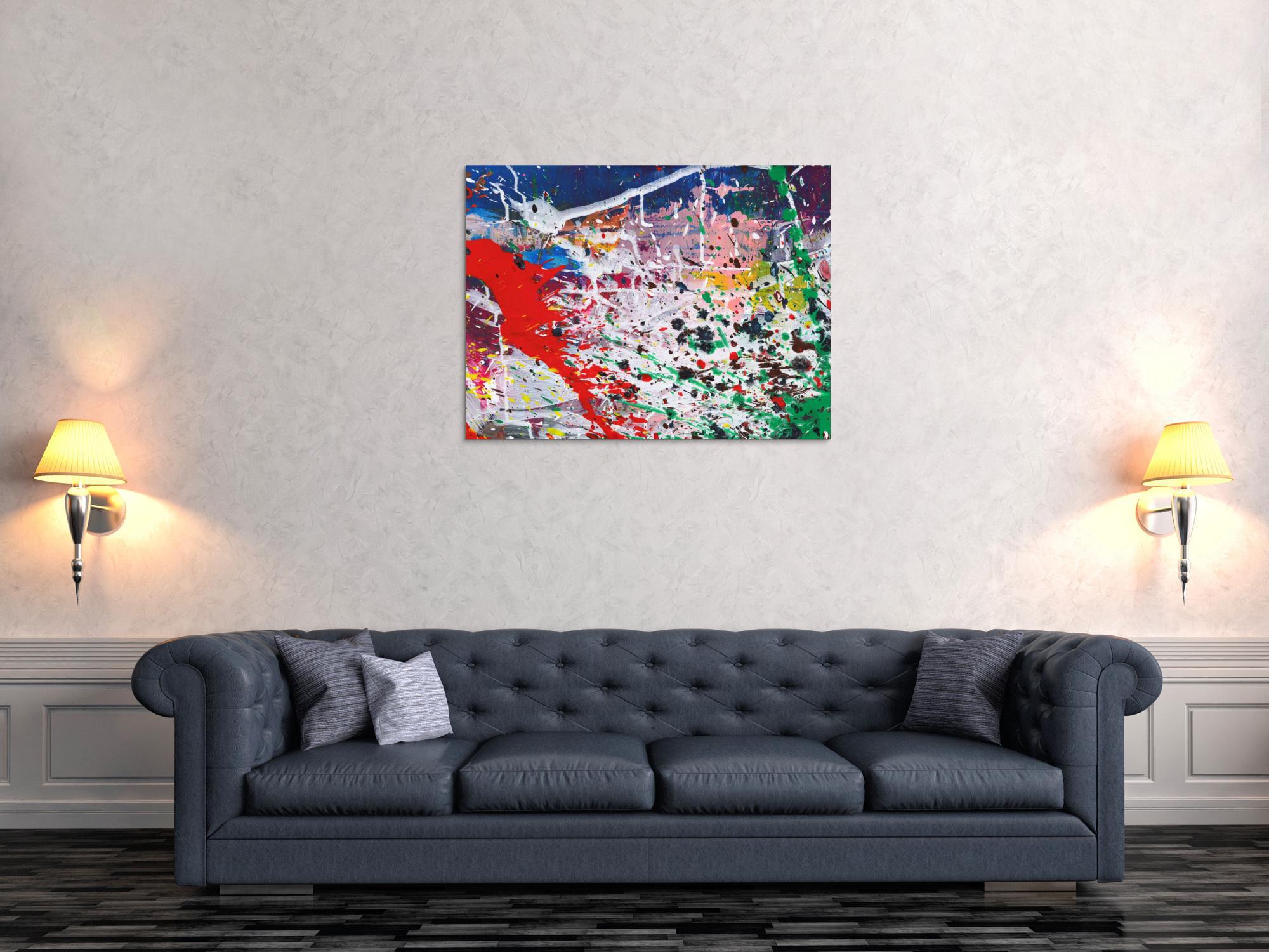 Abstraktes Bild auf Leinwand