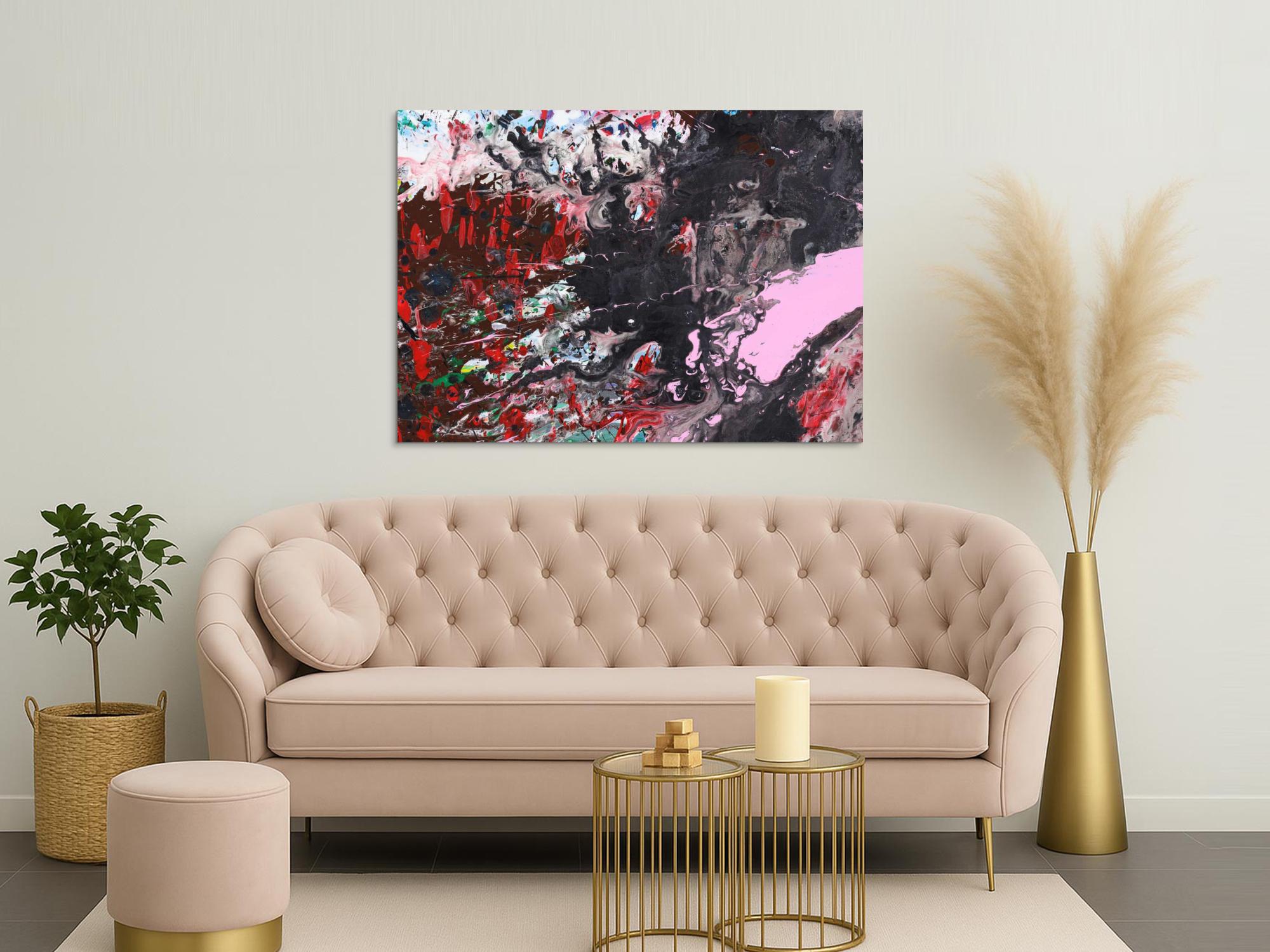 Abstraktes Bild auf Leinwand