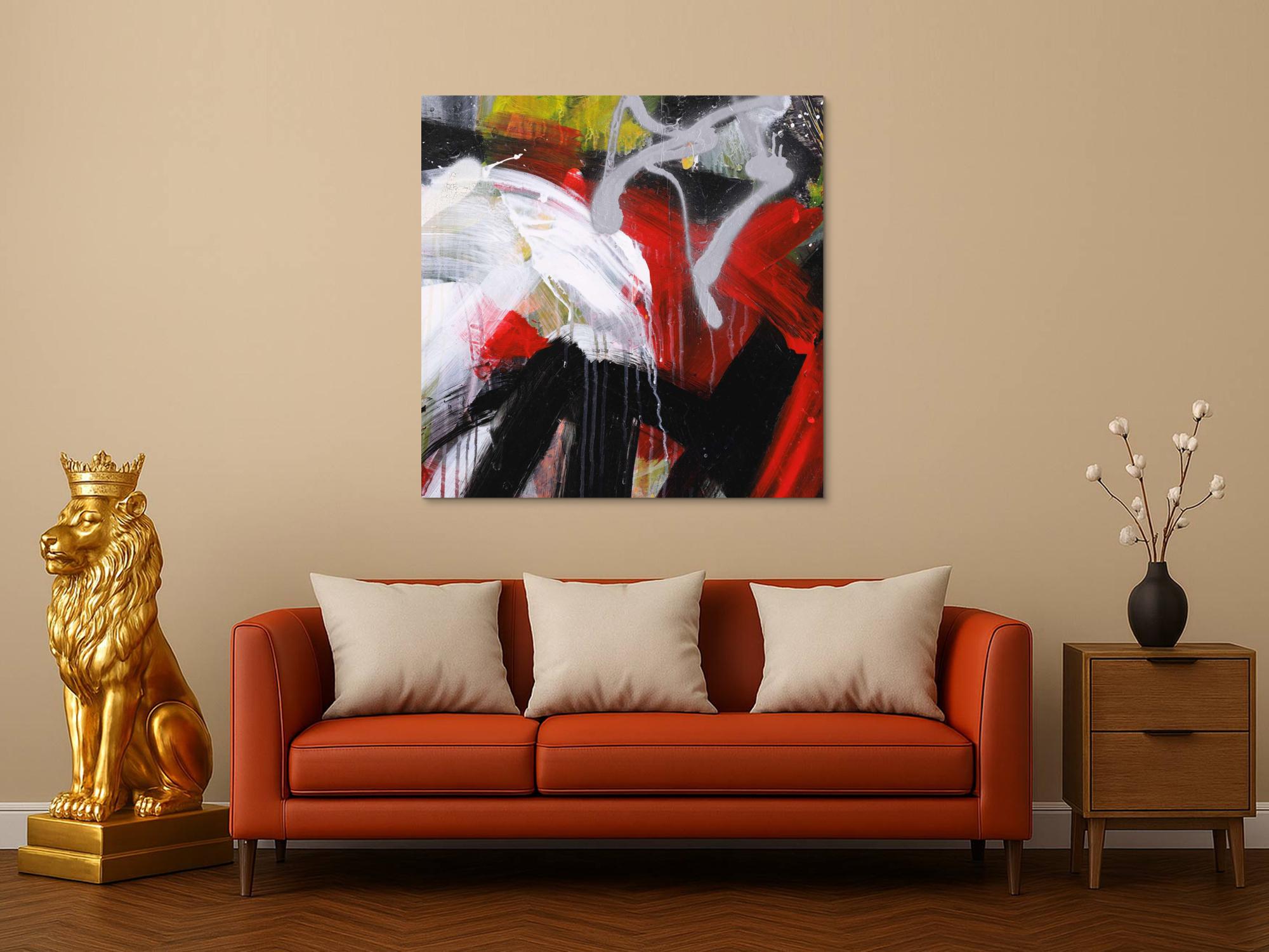 Abstraktes Bild auf Leinwand