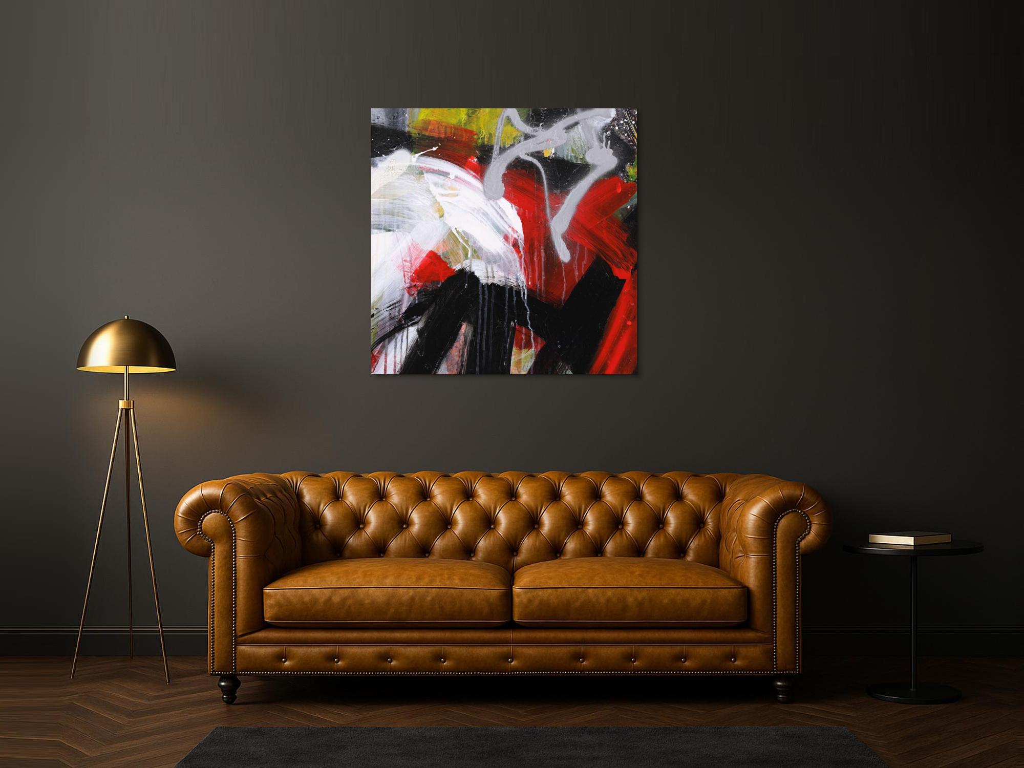 Abstraktes Bild auf Leinwand