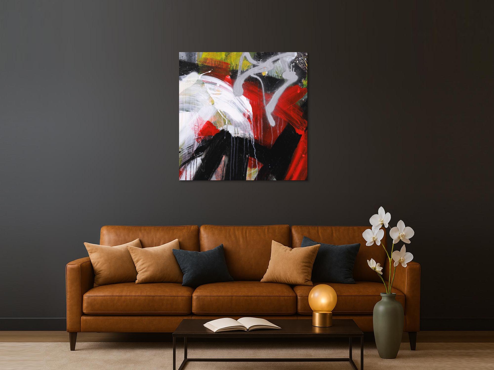 Abstraktes Bild auf Leinwand