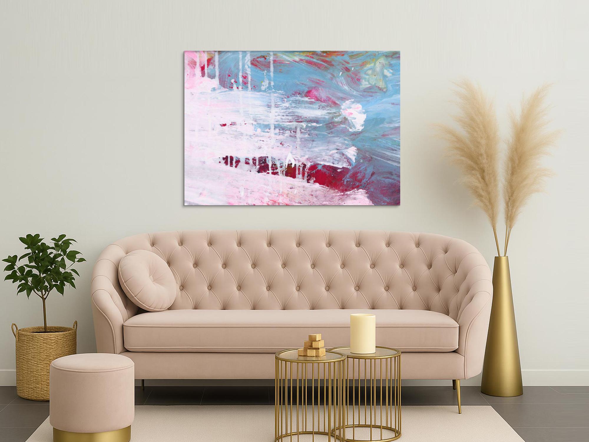 Abstraktes Bild auf Leinwand