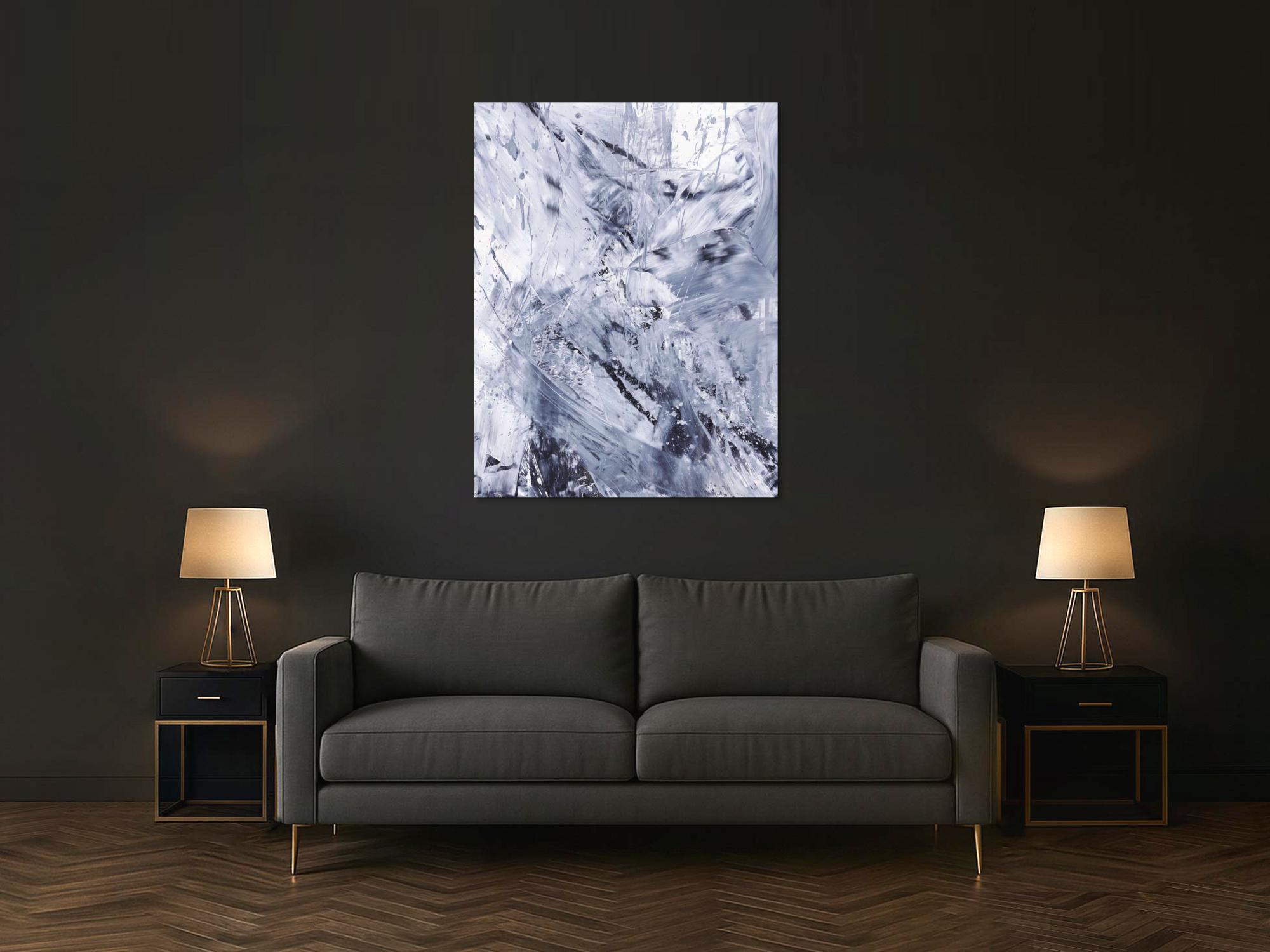 Abstraktes Bild auf Leinwand