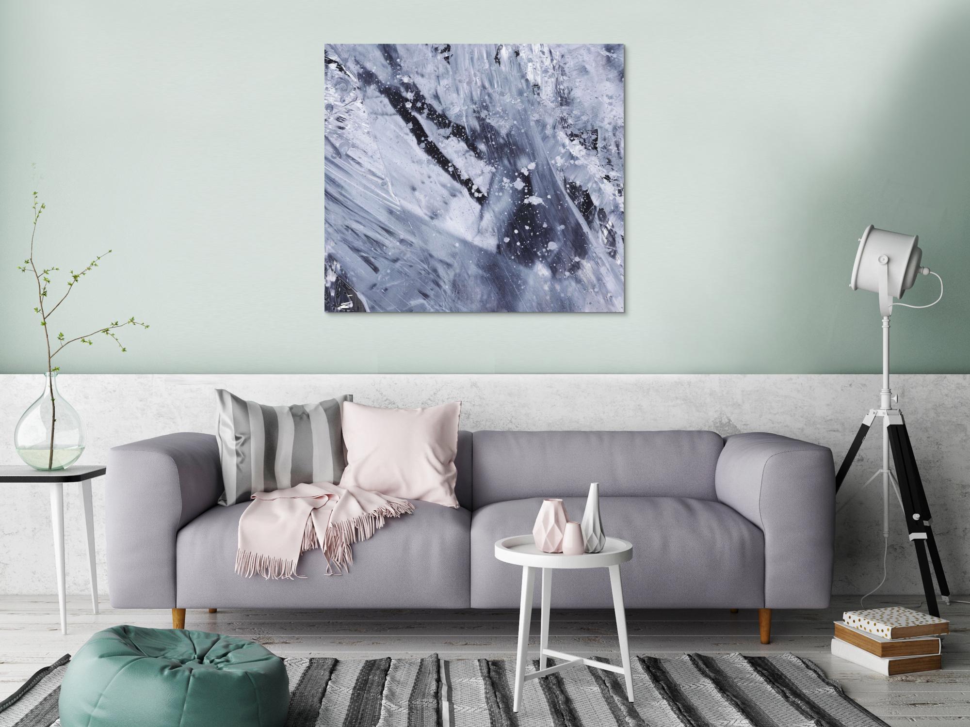 Abstraktes Bild auf Leinwand