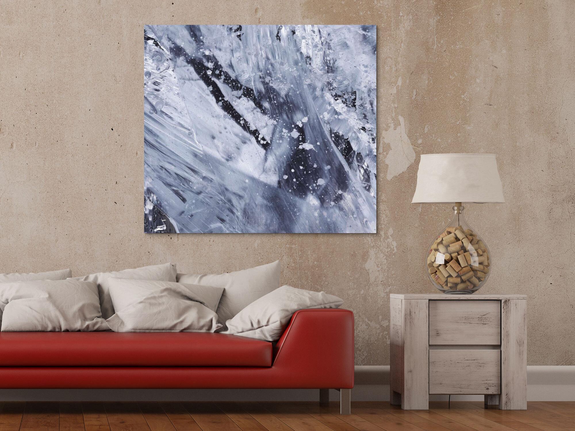 Abstraktes Bild auf Leinwand