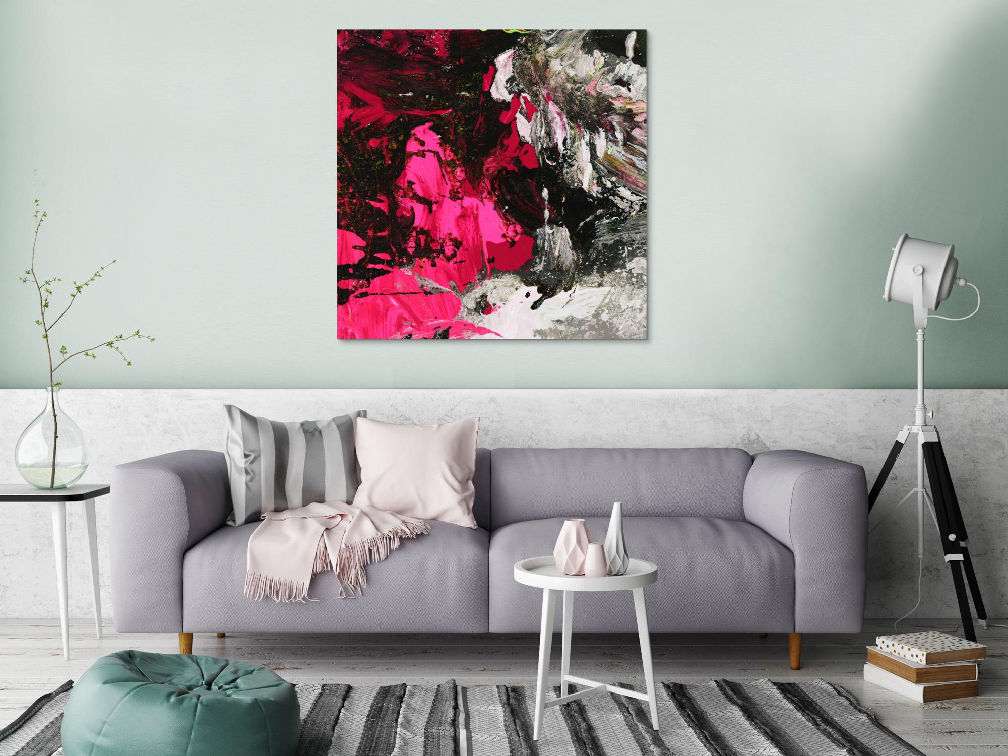 Abstraktes Bild auf Leinwand