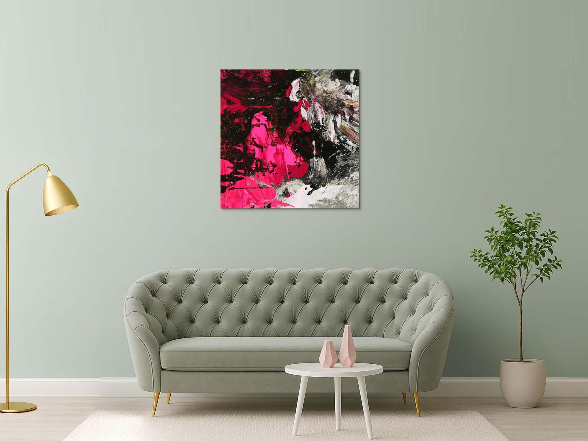 Abstraktes Bild auf Leinwand