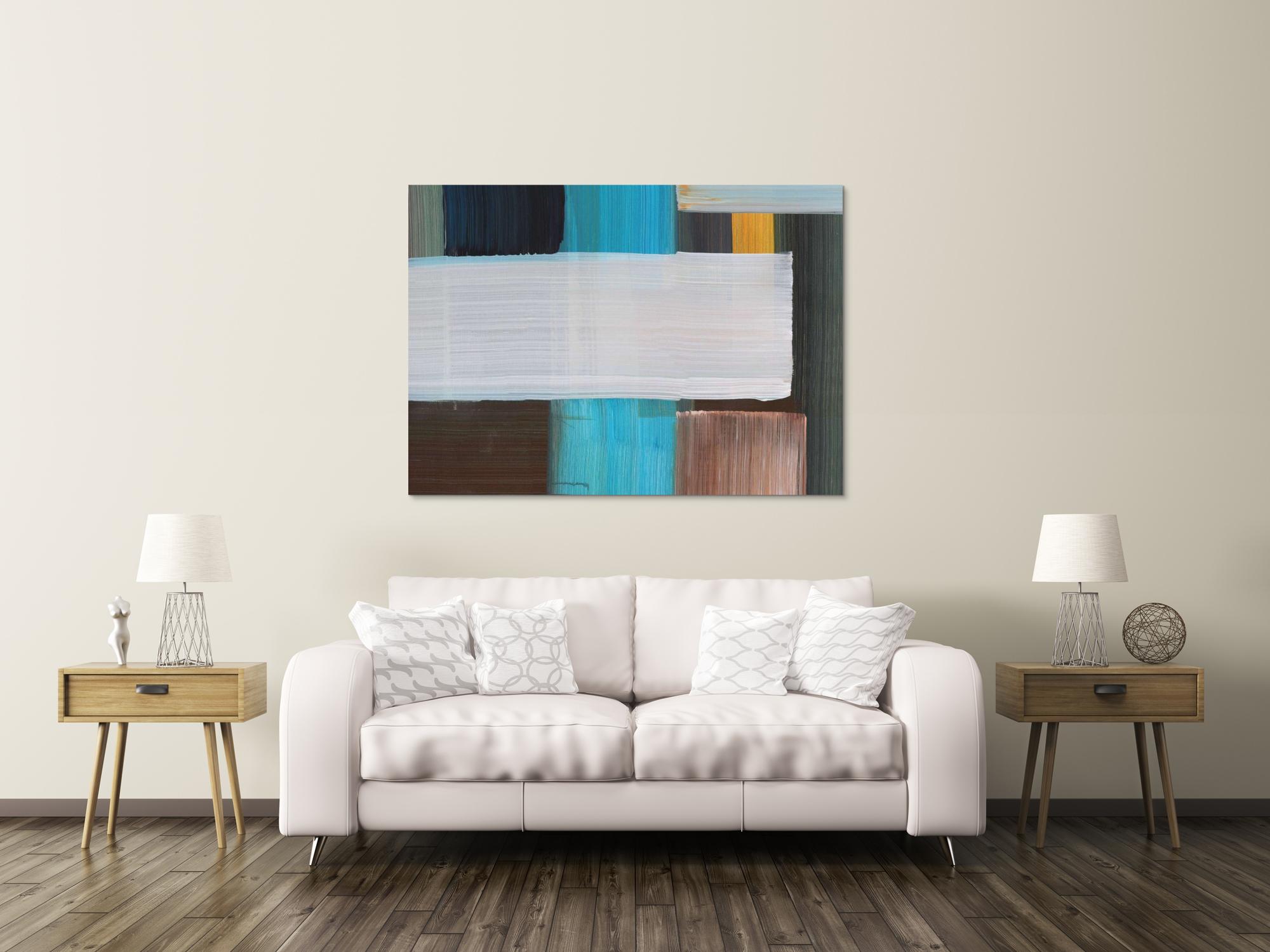 Abstraktes Bild auf Leinwand