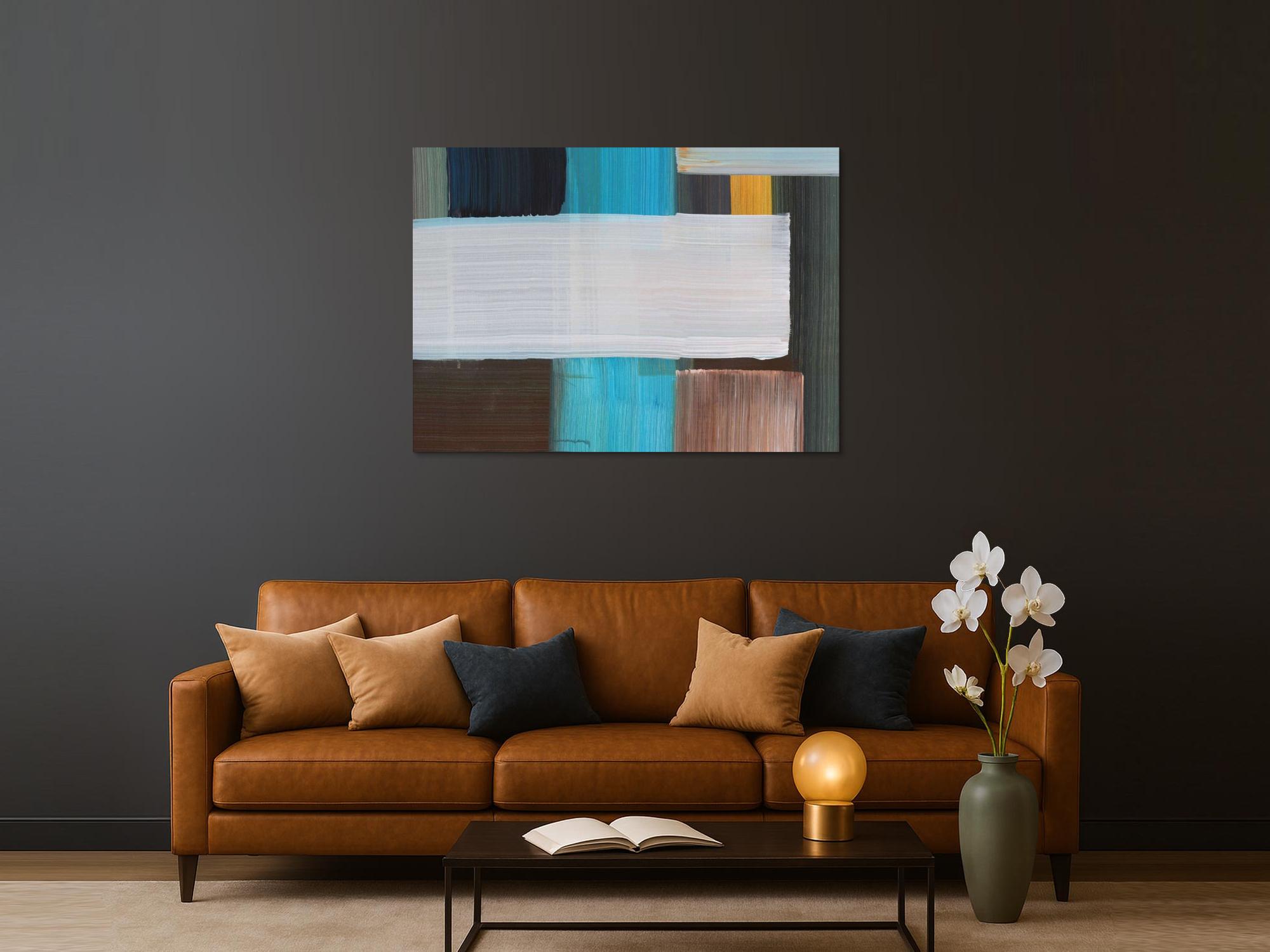 Abstraktes Bild auf Leinwand