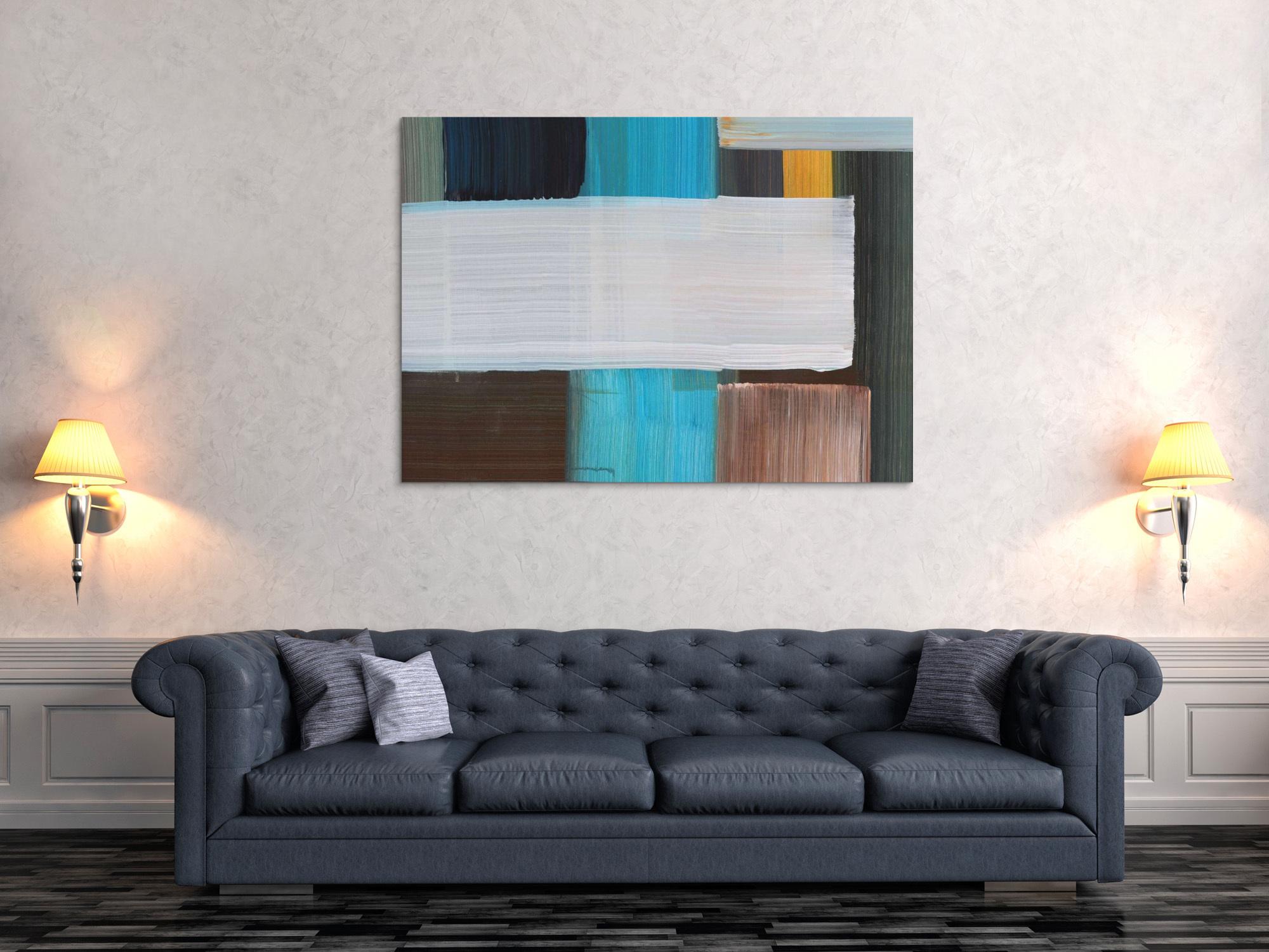 Abstraktes Bild auf Leinwand