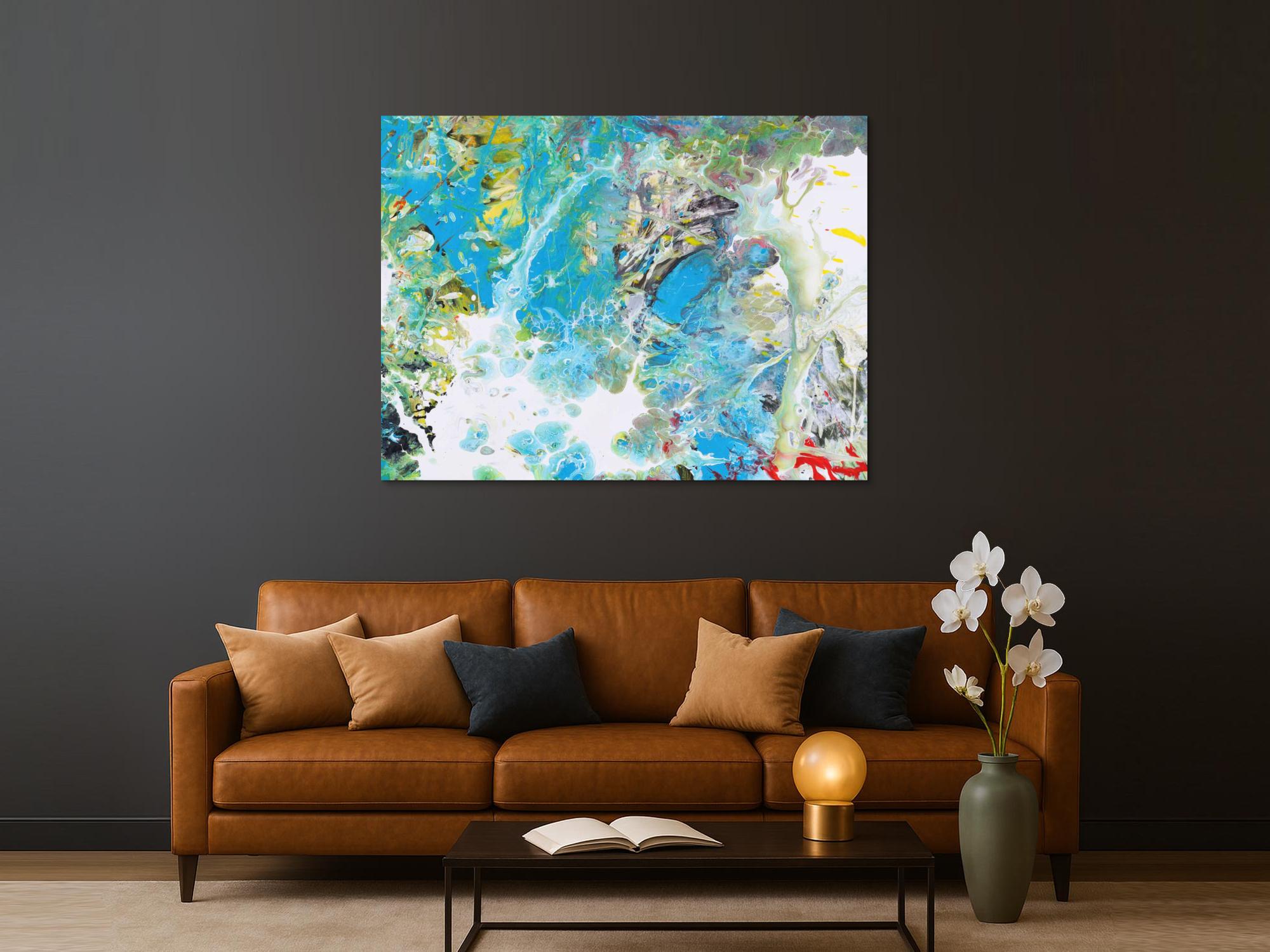 Abstraktes Bild auf Leinwand