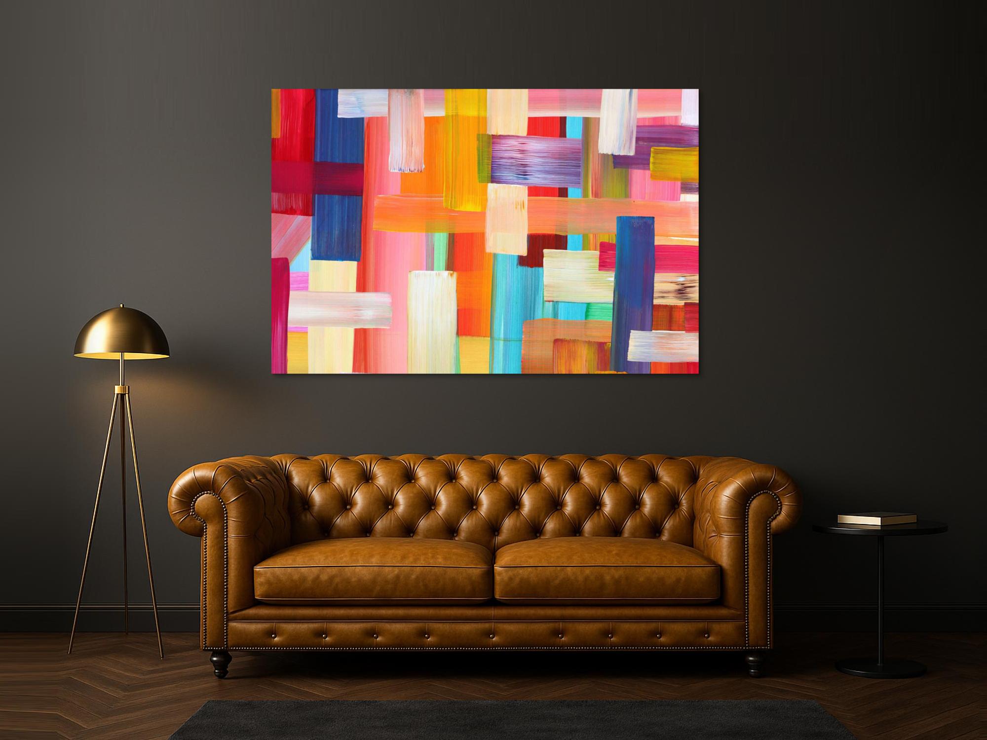 Abstraktes Bild auf Leinwand