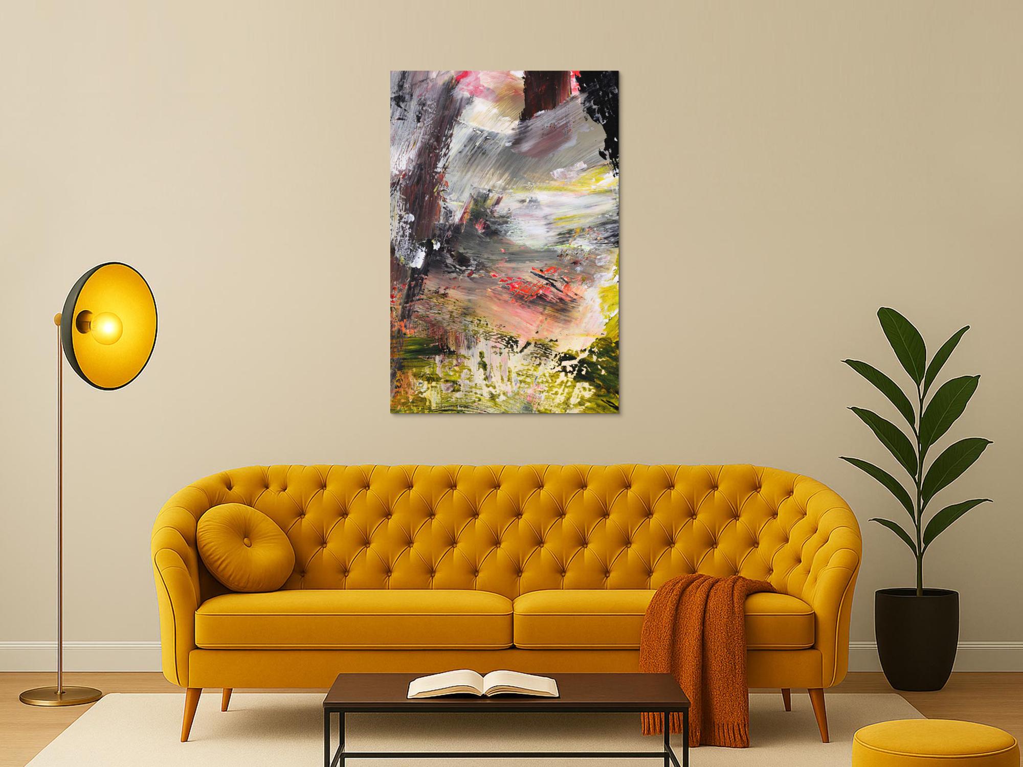 Abstraktes Bild auf Leinwand