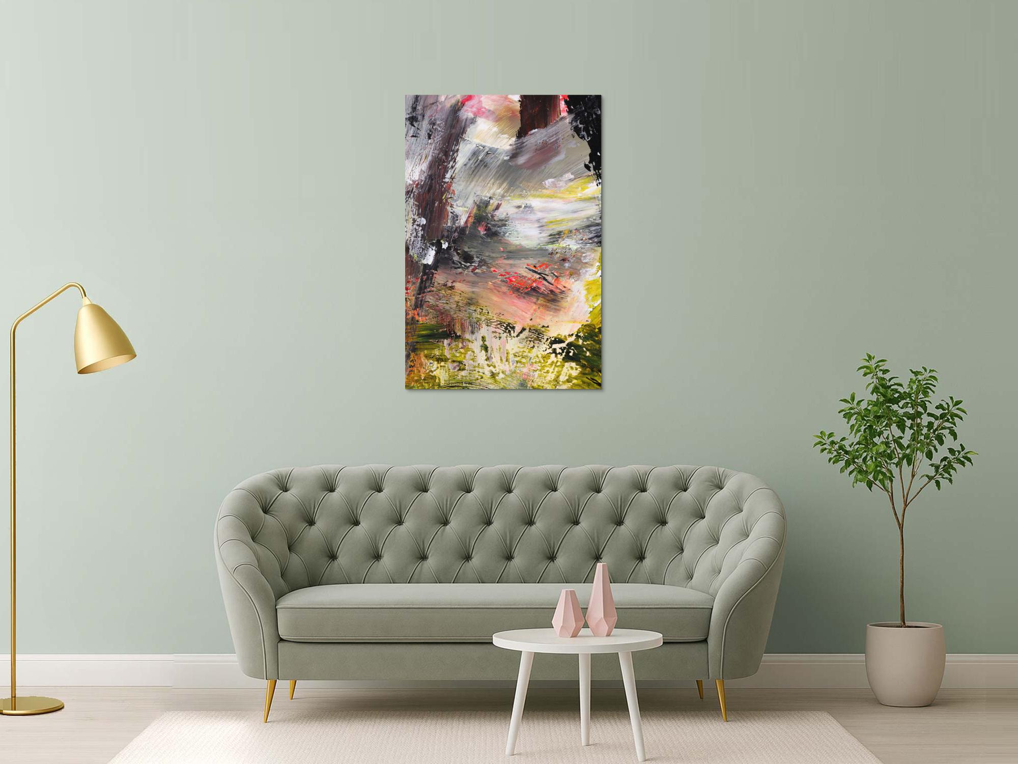 Abstraktes Bild auf Leinwand