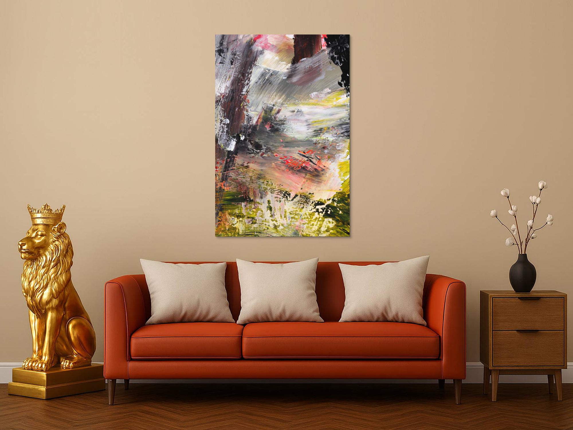 Abstraktes Bild auf Leinwand