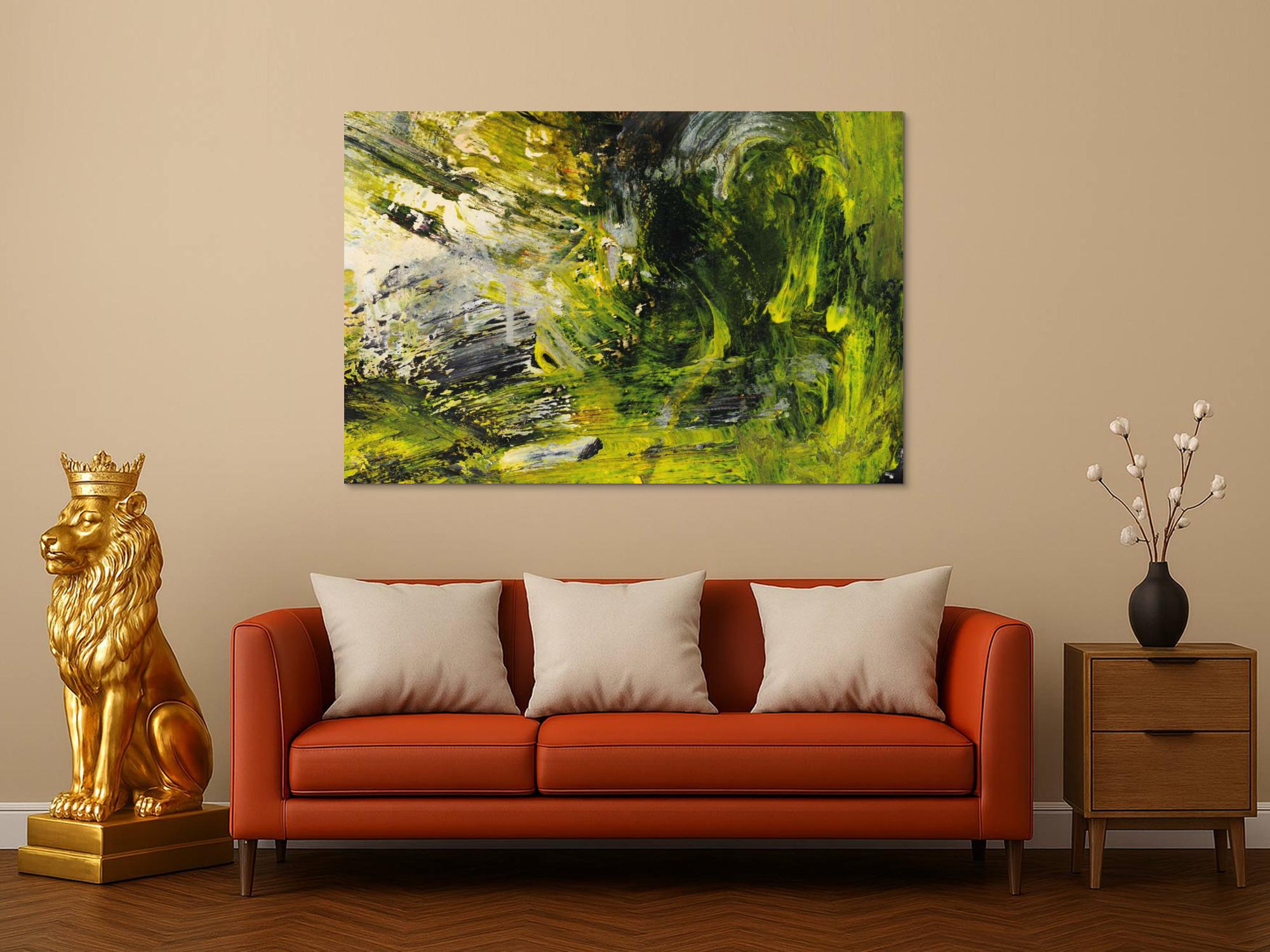 Abstraktes Bild auf Leinwand