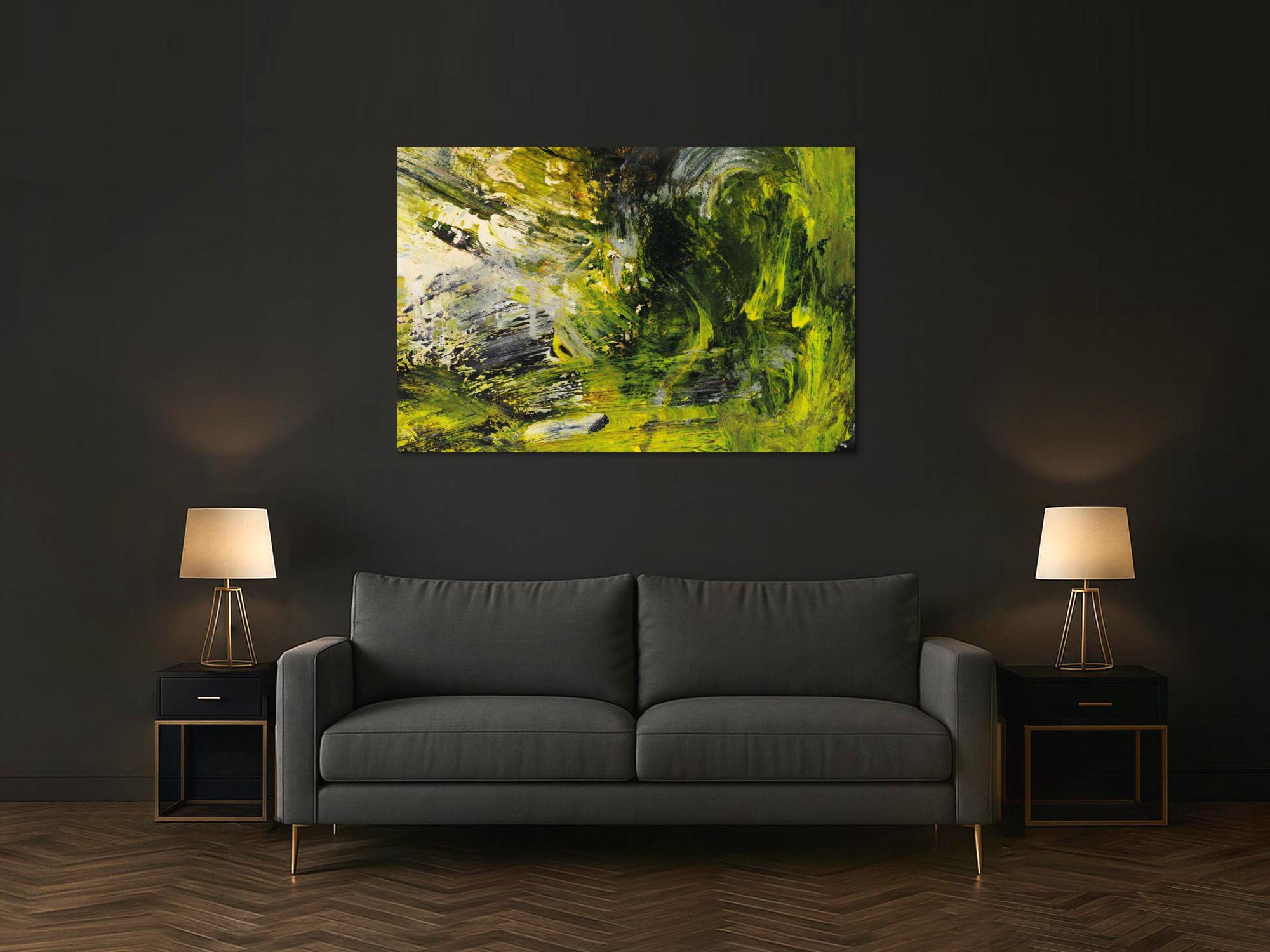 Abstraktes Bild auf Leinwand