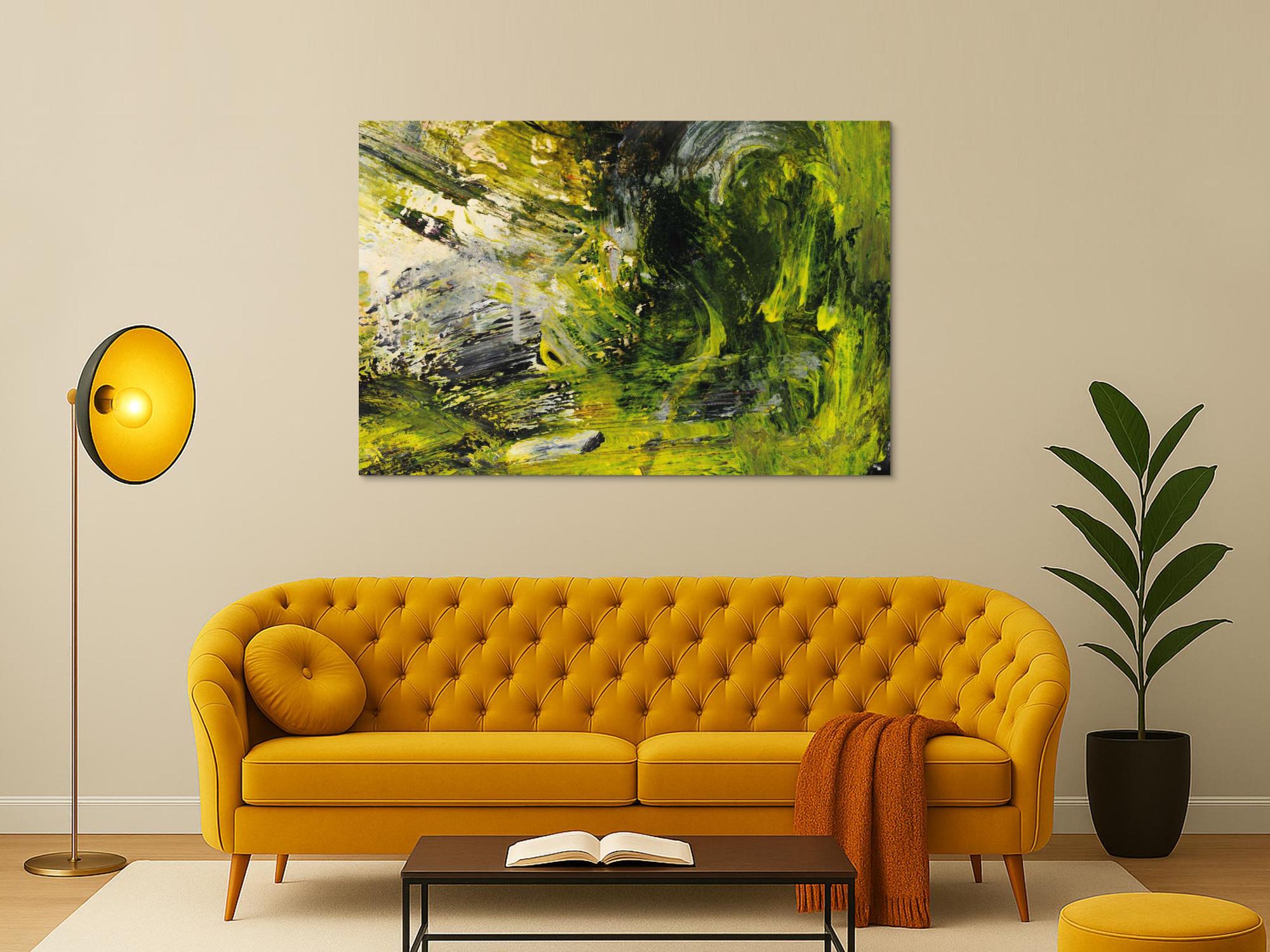 Abstraktes Bild auf Leinwand