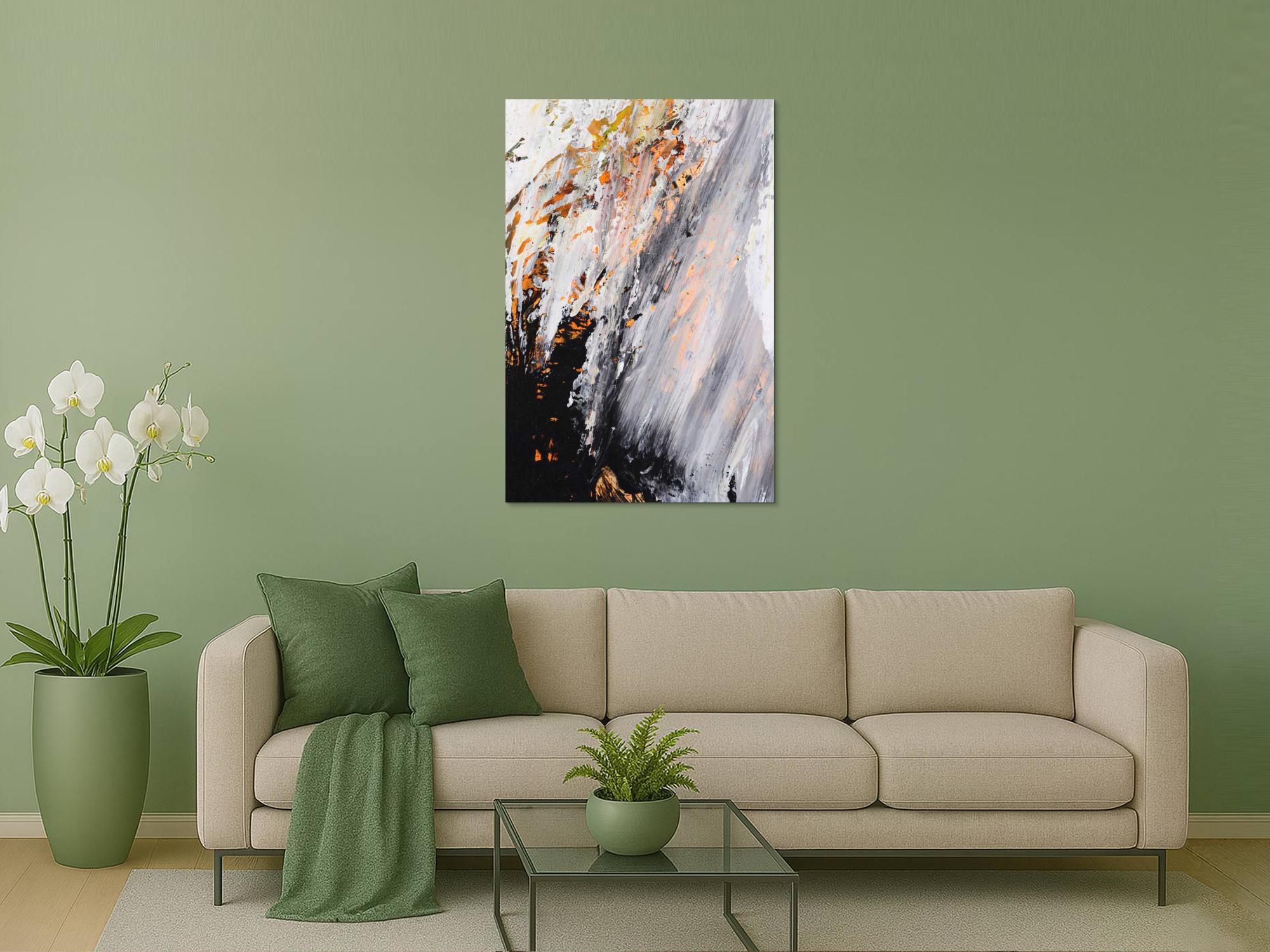 Abstraktes Bild auf Leinwand