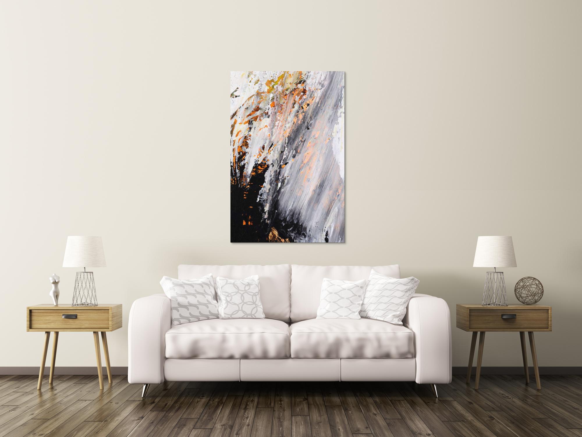 Abstraktes Bild auf Leinwand