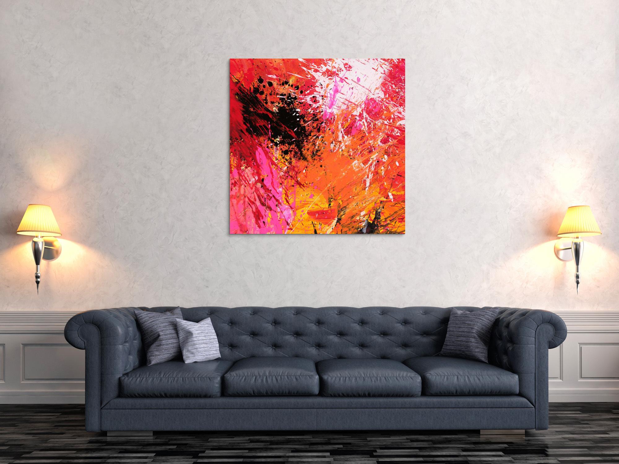 Abstraktes Bild auf Leinwand